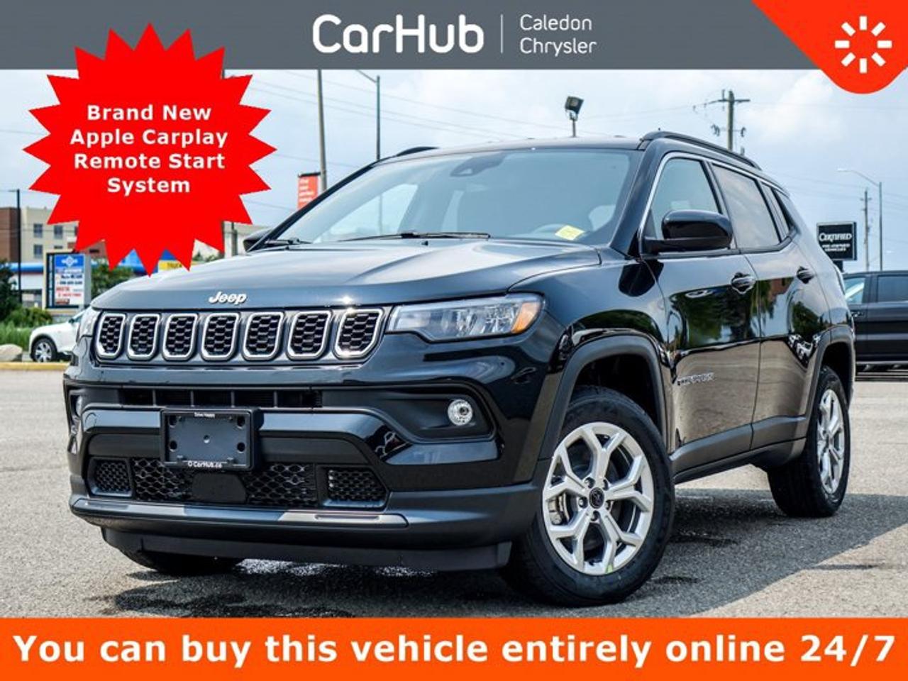 <p>This Brand New 2026 Jeep Compass North 4x4 delivers a Intercooled Turbo Regular Unleaded I-4 2.0 L/122 engine powering this Automatic transmission. QUICK ORDER PACKAGE 29J -inc: Engine: 2.0L DOHC I-4 DI Turbo w/ESS, Transmission: 8-Speed Automatic, ENGINE: 2.0L DOHC I-4 DI TURBO W/ESS (STD), Wheels: 17 x 7 Aluminum.</p><p> </p><p>This Jeep Compass North 4x4 Features the Following Options </p><p>Apple Carplay</p><p>Heated Front Seats</p><p>Remote Start System</p><p>Smart Device Integration</p><p>ParkView Backup Camera</p><p>Blind Spot Detection Blind Spot</p><p>Heated Leather Steering Wheel</p><p>Bluetooth Wireless Phone Connectivity</p><p>Active Lane Management Lane Keeping Assist</p><p>Active Lane Management Lane Departure Warning</p><p>Automatic Air Conditioning, Auto On/Off Reflector Led Low/High Beam Daytime Running Auto High-Beam Headlamps w/Delay-Off, Wheels: 17 x 7 Aluminum, Vinyl Door Trim Insert, Variable Intermittent Wipers, Transmission: 8-Speed Automatic, Transmission w/Driver Selectable Mode and Autostick Sequential Shift Control, Tracker System.</p><p> </p><p>Please note the window sticker features options the car had when new -- some modifications may have been made since then. Please confirm all options and features with your CarHub Product Advisor.</p><p> </p><p>Drive Happy with CarHub<br />*** All-inclusive, upfront prices -- no haggling, negotiations, pressure, or games</p><p>*** Purchase or lease a vehicle and receive a $1000 CarHub Rewards card for service</p><p>*** All available manufacturer rebates have been applied and included in our sale price</p><p>*** Purchase this vehicle fully online on CarHub websites</p><p> </p><p>Transparency Statement<br />USED VEHICLES: Online prices and payments are for finance purchases -- please note there is a $850 safety certification fee. if not Certified, then as per OMVIC Regulations the vehicle is deemed to be not drivable and Not Certified. Cash purchases for used vehicles have a $2,350 surcharge which includes the safety certification (the finance price + $2,350). NEW VEHICLES: New financed vehicles are subject to an $ 850 Processing Fee. New cars priced at over $100,000 including add-ons or accessories are subject to the additional federal luxury tax. While every effort is taken to avoid errors, technical or human error can occur, so please confirm vehicle features, options, materials, and other specs with your CarHub representative. This can easily be done by calling us or by visiting us at the dealership. CarHub used vehicles come standard with 1 key. If we receive more than one key from the previous owner, we include them with the vehicle. Additional keys may be purchased at the time of sale. Ask your Product Advisor for more details. Payments are only estimates derived from a standard term/rate on approved credit. Terms, rates and payments may vary. Prices, rates and payments are subject to change without notice. Please see our website for more details.</p><p> </p>