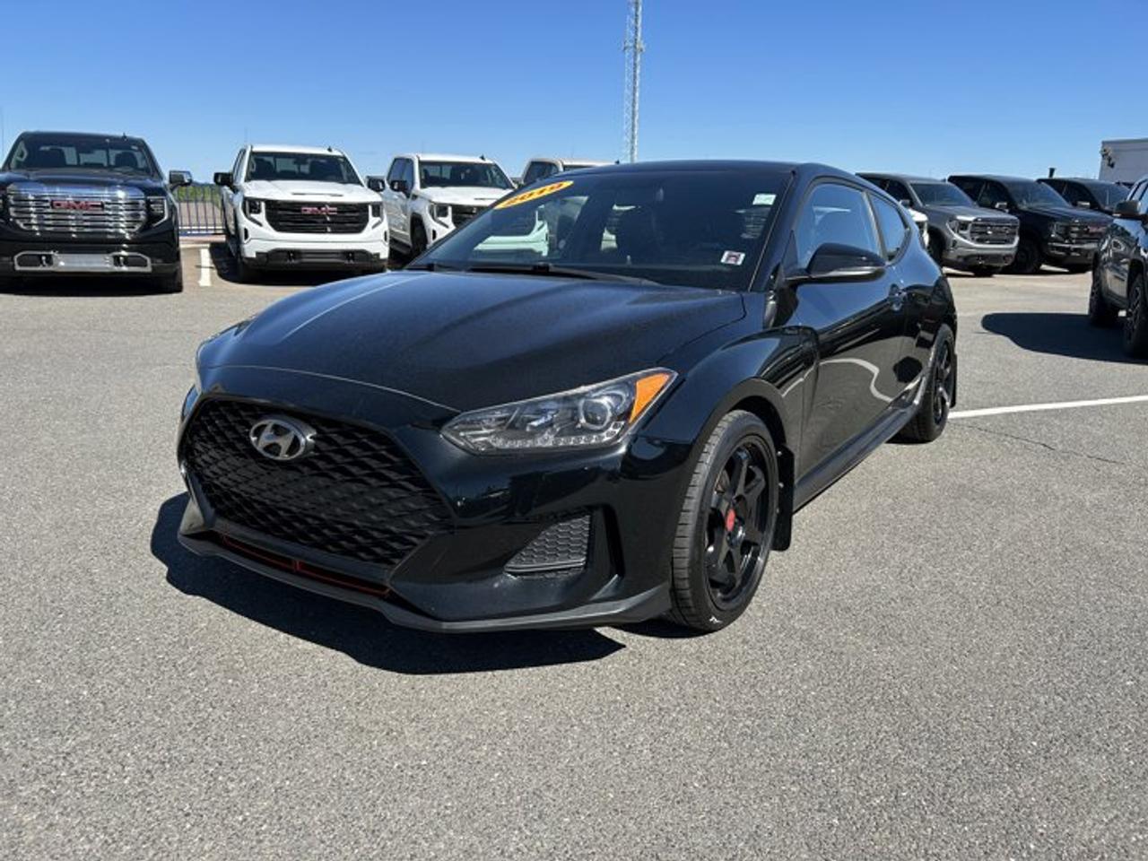 Market Value Pricing. Recent Arrival! 7-Speed Automatic FWD 1.6L I4 DGI Turbocharged DOHC 16V LEV3-ULEV70 201hp 3D Hatchback2019 Hyundai Veloster TurboAwards:* 2019 KBB.com 10 Coolest New Cars Under $20,000 * 2019 KBB.com 10 Favorite New-for-2019 Cars * 2019 KBB.com Our 10 Most Awarded Cars of 2019Looking for a dealership you can trust for your next vehicle and financing solution? Welcome to Steele Hyundai Fredericton, proudly serving drivers from Fredericton, Oromocto, Saint John, Moncton, Miramichi, Woodstock, Bathurst, Edmundston and communities across New Brunswick and Atlantic Canada. As part of the Steele Auto Group, one of Atlantic Canadas largest automotive networks with over 50 locations across New Brunswick, Nova Scotia and Prince Edward Island, our customers benefit from a massive selection of vehicles, competitive pricing and strong lender relationships. At Steele Hyundai Fredericton, we understand that everyones financial journey is different. Whether you have excellent credit, are rebuilding credit, or are new to Canada, our Steele Advantage Financing program works with over 20 trusted lenders across Canada to help secure financing options that fit your situation. Our team specializes in helping customers across the credit spectrum, including non-prime and credit rebuilding approvals. From Fredericton to Moncton, Saint John to Halifax and throughout Atlantic Canada, Steele Hyundai Fredericton is here to help you find the right vehicle and the right financing solution.