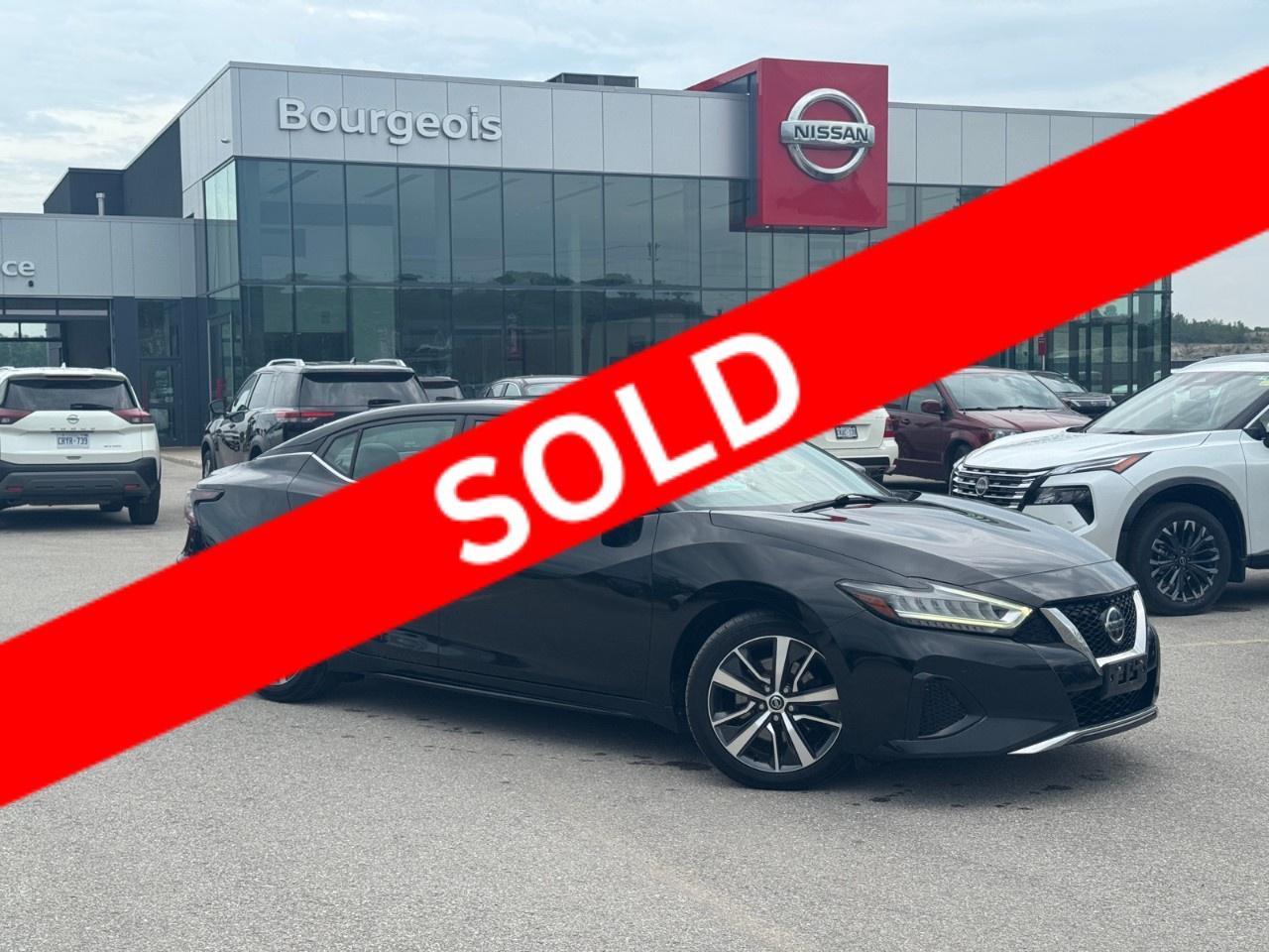 <p>Experience the impressive 2019 Nissan Maxima 3.5 SL, a refined sedan in a striking color, equipped with a front-wheel-drive system and smooth handling to elevate your drive. </p><p>The Maxima's exterior exudes confidence with its sleek design and alloy wheels, while the interior is an oasis of comfort featuring premium leather seats and dual-zone air conditioning. Enjoy the convenience of keyless entry and power-adjustable heated seats that cater to your comfort on every journey.</p><p>Stay ahead in technology with the integrated navigation system displayed on a user-friendly touchscreen. Connect with ease using Bluetooth, smart device integration, and enjoy the rich sound of satellite radio. Prioritize safety with advanced features like lane assist, brake assist, a backup camera, and parking sensors, ensuring peace of mind on every drive.</p><p>This sedan is perfect for professionals who desire a blend of style, performance, and technology. Contact Bourgeois Midland Nissan today for more information and to arrange a test drive that will make you appreciate the excellence of the Maxima.</p> <p><strong>Why Choose the Bourgeois Auto Group?</strong></p><p>For 80 years, Bourgeois Auto Group has been delivering exceptional automotive experiences. Our factor trained teams work to ensure you receive the shopping experience you deserve; whether you're looking for a new or new-to-you vehicle.</p><p>Shop 24/7 with our online showroom and chat service, ensuring convenience every step of the way. No hidden fees, full disclosure, and every pre-owned vehicle comes with a Carfax® report for peace of mind.</p><p>We offer a wide selection of pre-owned vehicles, all competitively priced using real-time market data. Get the best deal on your purchase and trade-in with our free Live Market Analysis report.</p><p>Looking to sell your car? We buy any make or modelno purchase required. Our simple to use online trade valuation tool will provide you with a clear, transparent selling experience whether you buy our car or not.</p><p>Backed by hundreds dedicated employees across 4 convenient locations, were here to meet all your automotive needs. Visit us in Midland or Parry Sound and explore our inventory or schedule your next service today.</p> <p><strong>Financing Your Next Vehicle with Bourgeois Midland Nissan:</strong></p><p>At Bourgeois Midland Nissan, we make financing your next vehicle simple and stress-free! Our team works with trusted lenders to find flexible options tailored to your budget. Drive away with confidenceapply today!</p><p>Take advantage of our online pre-qualification tool, backed by Equifax and TD Bank to find the payment that works for you. Simply <a href=https://www.bourgeoisnissan.com/pre-qualify-for-financing/ rel=nofollow><strong>CLICK HERE</strong></a> to use our secure online credit tool with no impact to your credit.</p>