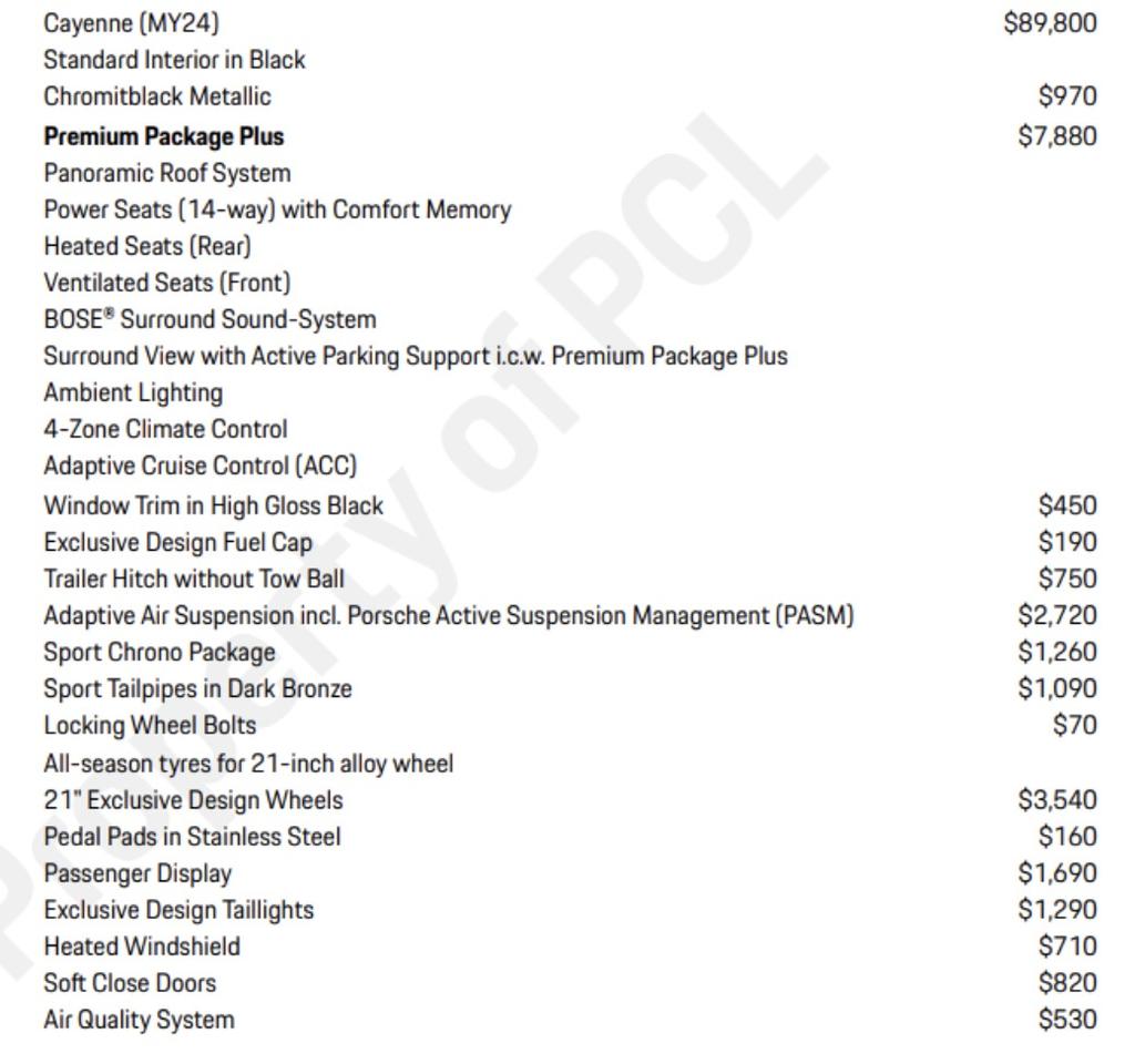 2024 Porsche Cayenne PREMIUM PLUS PKG | DUAL SCREEN | BOSE | 21 IN Photo