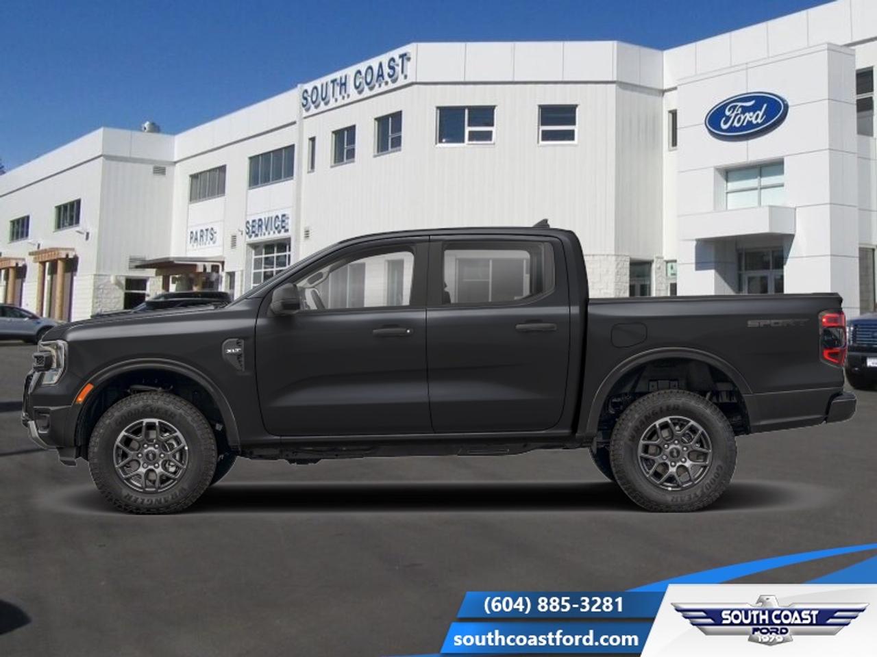 <b>Tow Package, Spray-in Bedliner!</b><br> <br> The 2026 Ford Ranger features advanced driver-assist systems and smart connectivity to elevate every drive with confidence.<br> <br>The 2026 Ford Ranger combines rugged utility, modern design and smart features in a midsize pickup built to serve a wide range of needs. Inside, the cabin offers premium materials, intuitive tech and comfortable seating designed to support driver and passengers alike. With its versatile footprint, confident styling and Fords reputation for capability, the Ranger stands out as a smart choice for both daily tasks and weekend escapes.<br> <br>This Oxford White Crew Cab 4X4 pickup has a 10 Speed Automatic transmission and is powered by a 315HP 2.7L V6 Cylinder Engine. <br> <br> Our Rangers trim level is XLT. The Sport Appearance Package gives this truck a bold, athletic look while maintaining comfort, practicality, and advanced connectivity inside. The cabin features durable cloth bucket seats, a leather-wrapped steering wheel, and a 10-inch SYNC 4A touchscreen with connected navigation, wireless Apple CarPlay and Android Auto, and mobile hotspot capability for seamless control on the go. Smart storage solutions, fade-to-off lighting, and a thoughtfully designed console add everyday usability. Safety is enhanced with Pre-Collision Assist, Lane-Keeping Aid, BLIS with Trailer Tow Coverage, and a Reverse Camera with parking sensors for confident maneuvering. Outside, its grey-painted aluminum wheels, LED headlamps, Sport box decals, and metallic accents create a rugged yet modern look that perfectly complements its versatile four-wheel-drive capability. This vehicle has been upgraded with the following features: Tow Package, Spray-in Bedliner.<br><br> View the original window sticker for this vehicle with this url <b><a href=http://www.windowsticker.forddirect.com/windowsticker.pdf?vin=1FTER4HP9TLE37518 target=_blank>http://www.windowsticker.forddirect.com/windowsticker.pdf?vin=1FTER4HP9TLE37518</a></b>.<br> <br>To apply right now for financing use this link: <a href=https://www.southcoastford.com/financing/ target=_blank>https://www.southcoastford.com/financing/</a><br> <br/>5.49% financing for 84 months. <br> Buy this vehicle now for the lowest bi-weekly payment of <b>$439.35</b> with $0 down for 84 months @ 5.49% APR O.A.C. ( taxes included, $695 Administration Fee included / Total Obligation of $71309 ). Incentives expire 2026-08-31. See dealer for details. <br><br>Call South Coast Ford Sales or come visit us in person. Were convenient to Sechelt, BC and located at 5606 Wharf Avenue. and look forward to helping you with your automotive needs. <br><br> Come by and check out our fleet of 20+ used cars and trucks and 90+ new cars and trucks for sale in Sechelt.  o~o