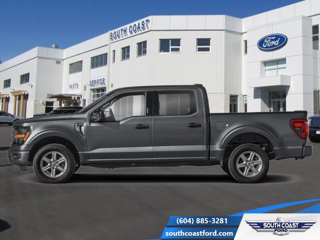 <b>FX4 Off-Road Package, XLT Black Appearance Package, Tailgate Step, Power Sliding Rear Window!</b><br> <br> The 2026 Ford F-150 blends everyday usability, robust build quality and forward-looking design into a pickup that truly serves you.<br> <br>The 2026 Ford F-150 combines proven leadership in toughness with smart innovation to deliver a truck built for real-world demands. Inside, the cabin features refined materials, intuitive tech and comfortable seating to support both driver and passengers on every journey. With its strong presence, flexible design and Fords legacy of dependability, the F-150 is ready for whatever work or play you throw its way.<br> <br>This Carbonized Grey Metallic Crew Cab 4X4 pickup has an Automatic transmission and is powered by a 400HP 5.0L 8 Cylinder Engine. <br> <br> Our F-150s trim level is XLT. Perfect for outdoor enthusiasts and weekend adventurers seeking a blend of rugged capability and modern style, this truck stands out on the trails with body-coloured bumpers, front fog lamps, cornering lights, and distinctive painted aluminum wheels wrapped in all-terrain tires. Inside, the functional cabin balances utility and comfort with metal-look instrument panel inserts, full carpet flooring, and supportive cloth seating featuring manual driver lumbar adjustment and versatile second-row underseat storage. Modern convenience is always at your fingertips with smart device remote engine start, manual air conditioning, and an immersive seven-speaker audio system integrated into a SYNC 4 system with a 12-inch center display, wireless smartphone compatibility, and a built-in Wi-Fi hotspot. You can navigate any journey with absolute confidence under the protection of smart safety features like the Ford Co-Pilot360 reverse camera, blind spot information system, cross-traffic alert with reverse brake assist, lane keeping assist, and front collision mitigation. This vehicle has been upgraded with the following features: FX4 Off-Road Package, XLT Black Appearance Package, Tailgate Step, Power Sliding Rear Window.<br><br> View the original window sticker for this vehicle with this url <b><a href=http://www.windowsticker.forddirect.com/windowsticker.pdf?vin=1FTFW3L5XTFB79392 target=_blank>http://www.windowsticker.forddirect.com/windowsticker.pdf?vin=1FTFW3L5XTFB79392</a></b>.<br> <br>To apply right now for financing use this link: <a href=https://www.southcoastford.com/financing/ target=_blank>https://www.southcoastford.com/financing/</a><br> <br/>Total rebate of $3500 is reflected in the price. 3.49% financing for 84 months. <br> Buy this vehicle now for the lowest bi-weekly payment of <b>$578.50</b> with $0 down for 84 months @ 3.49% APR O.A.C. ( taxes included, $695 Administration Fee included / Total Obligation of $93110 ). Incentives expire 2026-08-31. See dealer for details. <br><br>Call South Coast Ford Sales or come visit us in person. Were convenient to Sechelt, BC and located at 5606 Wharf Avenue. and look forward to helping you with your automotive needs. <br><br> Come by and check out our fleet of 20+ used cars and trucks and 90+ new cars and trucks for sale in Sechelt.  o~o