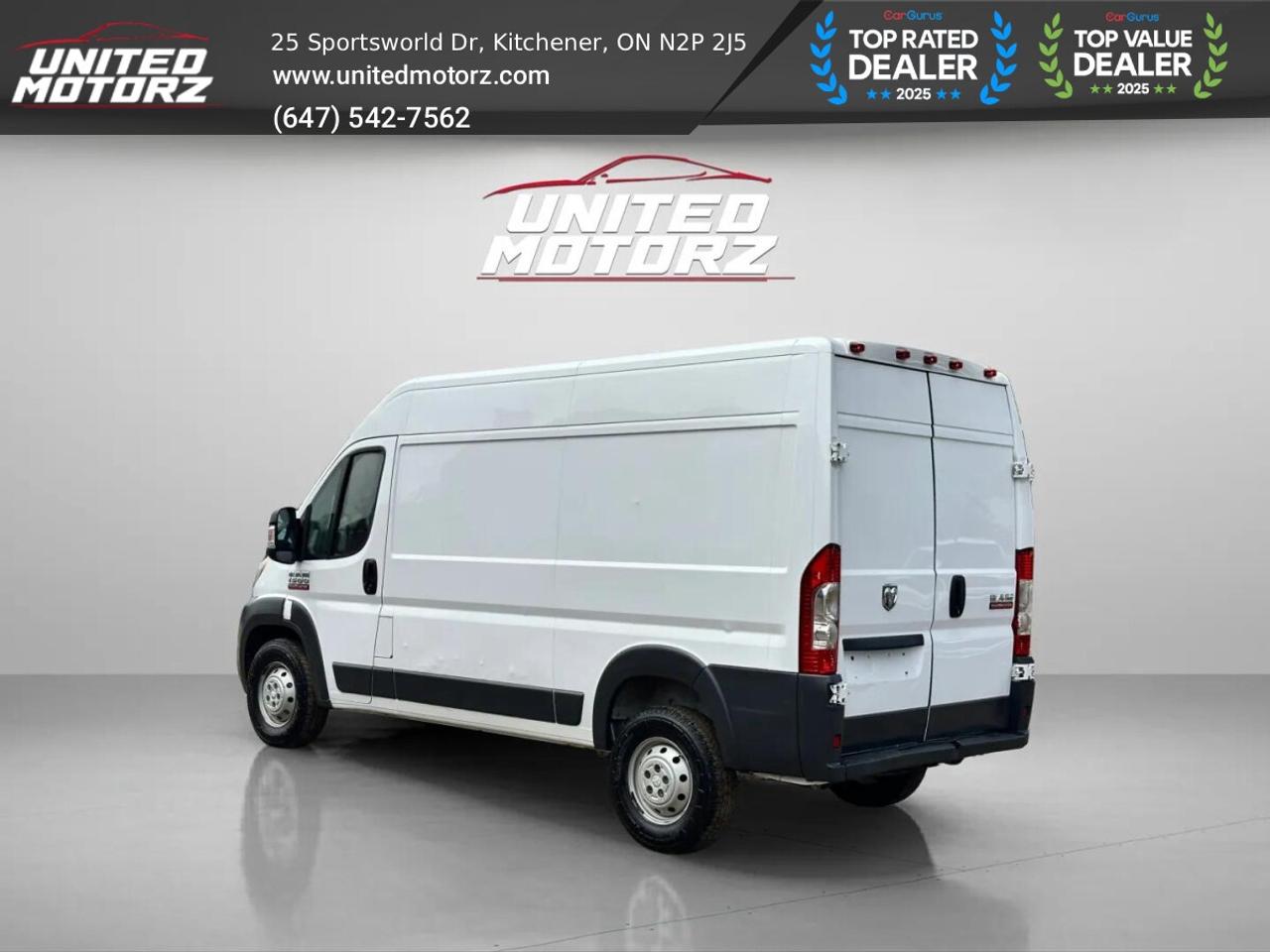 2017 RAM ProMaster 1500 High Roof 136" WB~SAFETY CERTIFIED~16 Service Photo