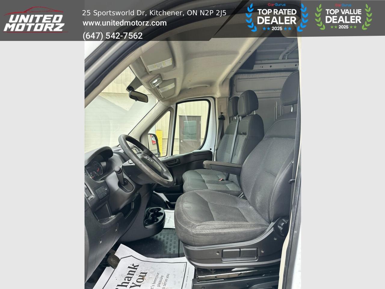 2017 RAM ProMaster 1500 High Roof 136" WB~SAFETY CERTIFIED~16 Service Photo