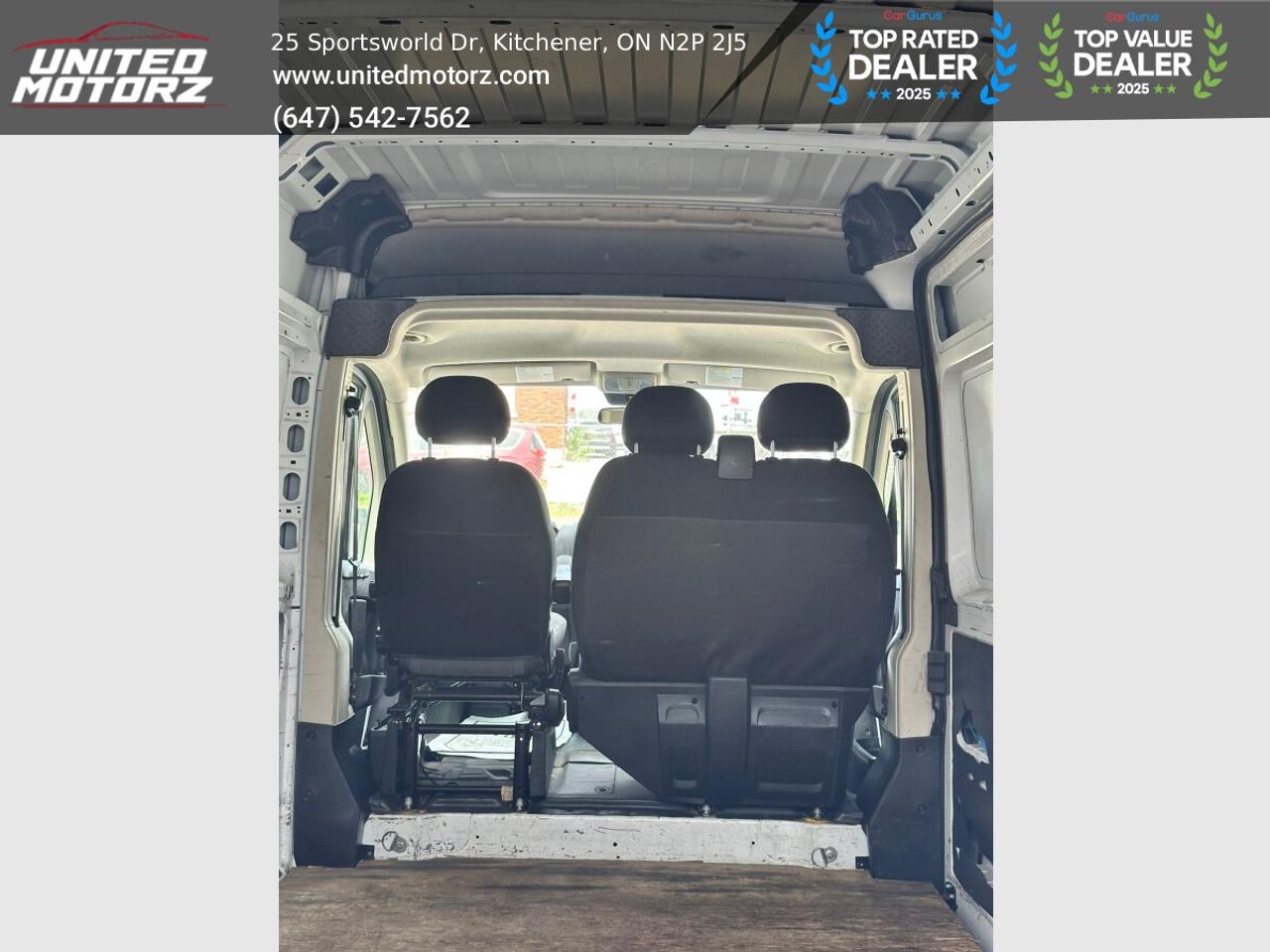 2017 RAM ProMaster 1500 High Roof 136" WB~SAFETY CERTIFIED~16 Service Photo