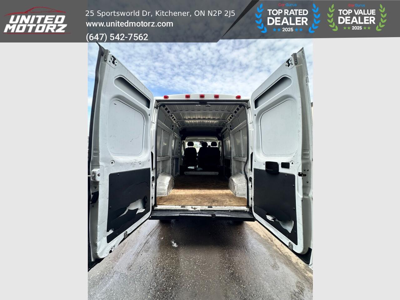 2017 RAM ProMaster 1500 High Roof 136" WB~SAFETY CERTIFIED~16 Service Photo