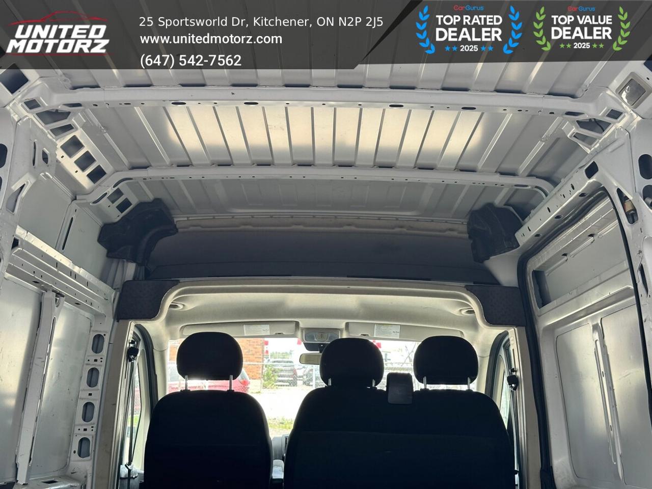2017 RAM ProMaster 1500 High Roof 136" WB~SAFETY CERTIFIED~16 Service Photo