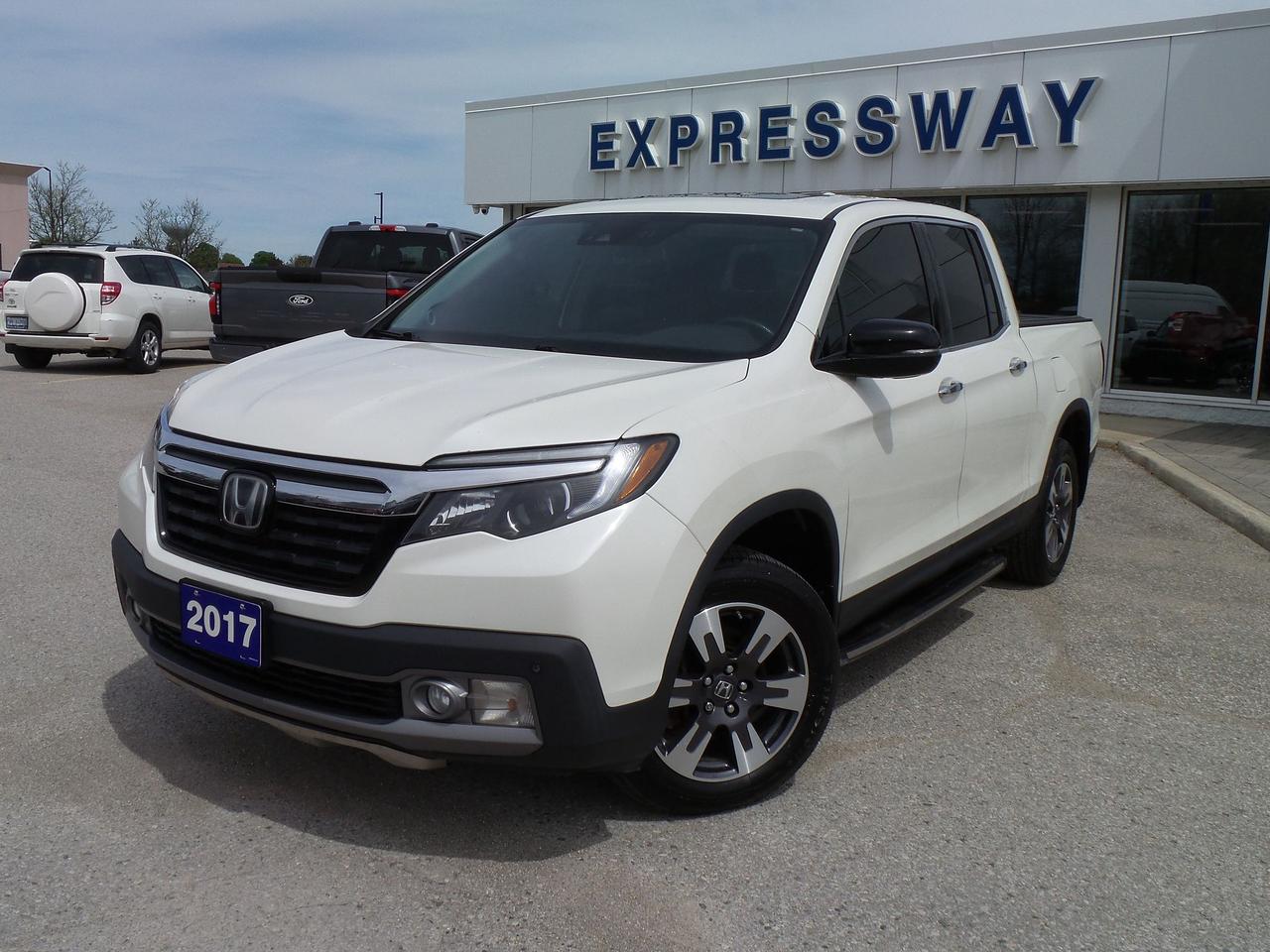 2017 Honda Ridgeline AWD, TOURING, 3.5L V6, LEATHER, ROOF, AS TRADED!