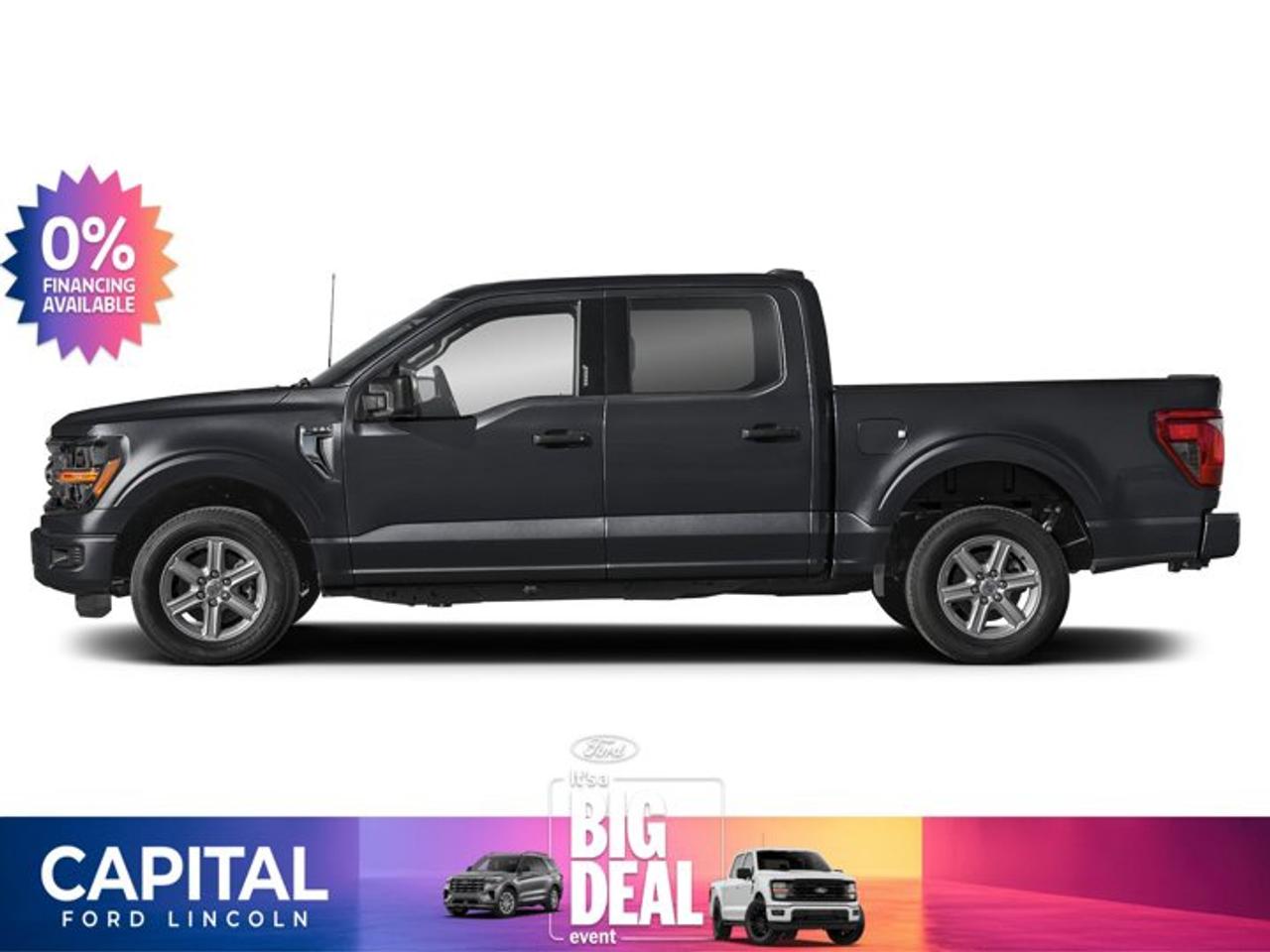 This Ford F-150 boasts a Regular Unleaded V6 3.5 L EcoBoost engine powering this Automatic transmission. XLT BLACK APPEARANCE PACKAGE, TRANSMISSION: ELECTRONIC 10-SPEED AUTOMATIC, EQUIPMENT GROUP 302A MID.*This Ford F-150 Comes Equipped with These Options *BED UTILITY PACKAGE , ENGINE BLOCK HEATER, BLACK, UNIQUE SPORT CLOTH 40/CONSOLE/40 FRONT-SEATS, AGATE BLACK METALLIC, Wheels: 18 Painted Aluminum, Variable Intermittent Wipers, Urethane Gear Shifter Material, Trip Computer, Transmission w/Driver Selectable Mode, Trailer Wiring Harness.* Stop By Today *A short visit to Capital Ford Lincoln located at 1201 Pasqua St North, Regina, SK S4X 4P7 can get you a tried-and-true F-150 today!Check out this vehicles pictures, features, options and specs, and let us know if you have any questions. Helping find the perfect vehicle FOR YOU is our only priority.P.S...Sometimes texting is easier. Text (or call) 306-994-3121 for fast answers at your fingertips!Dealer License #307287