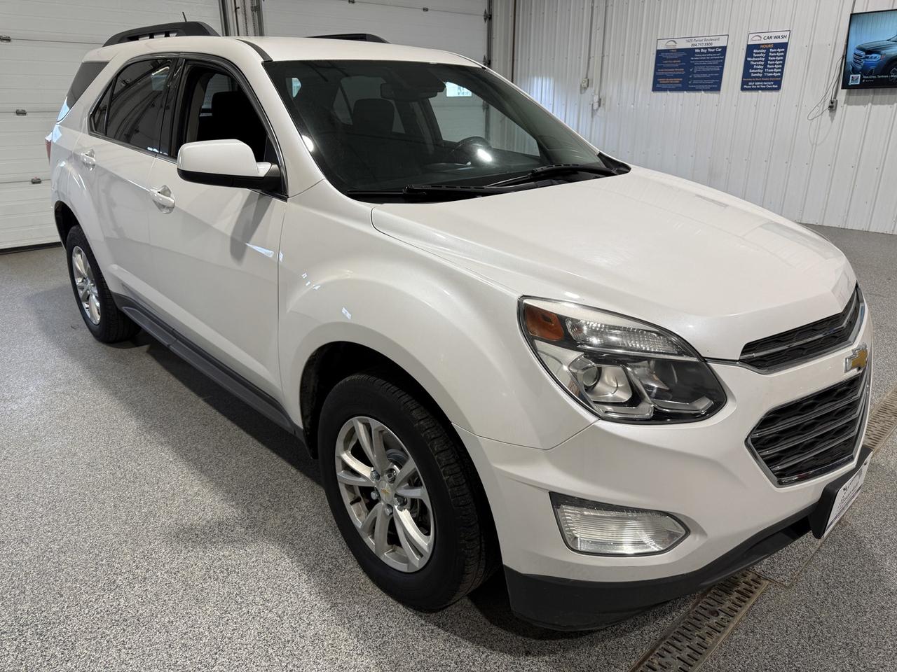 <p data-start=0 data-end=471>Comfortable Convenience Meets Everyday Practicality</p><p data-start=0 data-end=471><br data-start=55 data-end=58> Enjoy dependable performance and everyday versatility with this 2017 Chevrolet Equinox LT! Powered by a reliable 2.4L engine paired with a smooth automatic transmission, this SUV delivers a comfortable and efficient ride thats perfect for commuting, errands, or weekend road trips. With Front-Wheel Drive, the Equinox offers confident handling and a smooth driving experience in a variety of conditions.</p><p data-start=473 data-end=968>Inside, this Equinox LT is designed with comfort and convenience in mind. Enjoy power-adjustable seating and heated front seats to help keep you comfortable during colder days. Remote start adds extra convenience by allowing you to warm up or cool down the vehicle before you head out. Stay connected with Bluetooth connectivity for hands-free calls and music streaming, while USB charging ports and an auxiliary input make it easy to keep devices powered and connected on the go.</p><p data-start=970 data-end=1210>The backup camera helps make parking and reversing easier and more convenient. Spacious, practical, and well-equipped, this 2017 Chevrolet Equinox LT is a great choice for drivers looking for comfort, reliability, and value in an SUV.</p><p data-start=1212 data-end=1666>At Sisson Auto, we make buying a vehicle a seamless and stress-free experience. Our transparent pricing eliminates haggling and eliminates any hidden fees. To give you peace of mind, we offer a 3-day/600 km No-Hassle Return Policy, a 30-day exchange privilege, minimum warranties with 24-hour roadside assistance, a check for safety recalls, and a complimentary CarFax history report. Plus, home delivery is free within 200 km. Dealer permit #5471.</p><p> </p><p data-start=1668 data-end=1850 data-is-last-node= data-is-only-node=>** This description was written by AI based on information provided about the vehicle. AI can sometimes produce incorrect information. Please confirm all details with the dealership.</p>