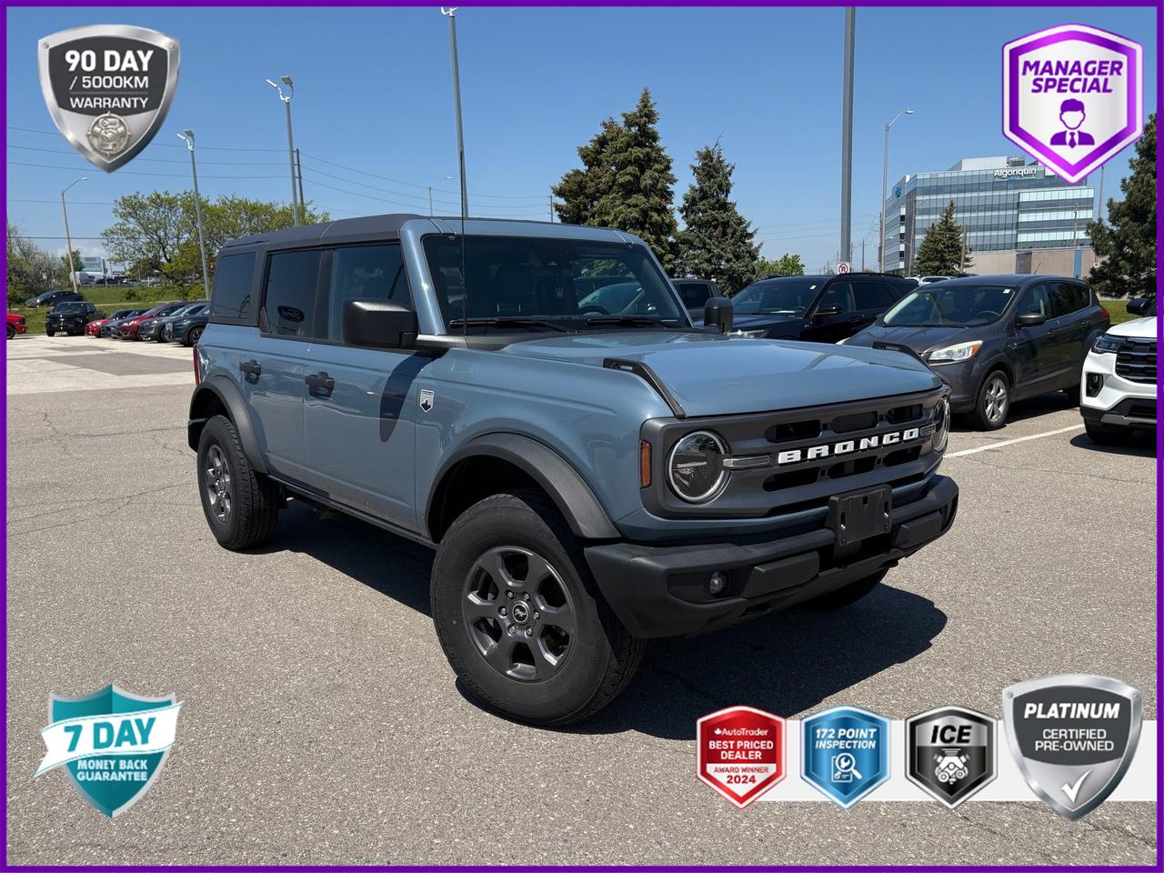2024 Ford Bronco Big Bend 222A|NAV|CAM|NO ACCIDENTS|1 OWNER Photo0
