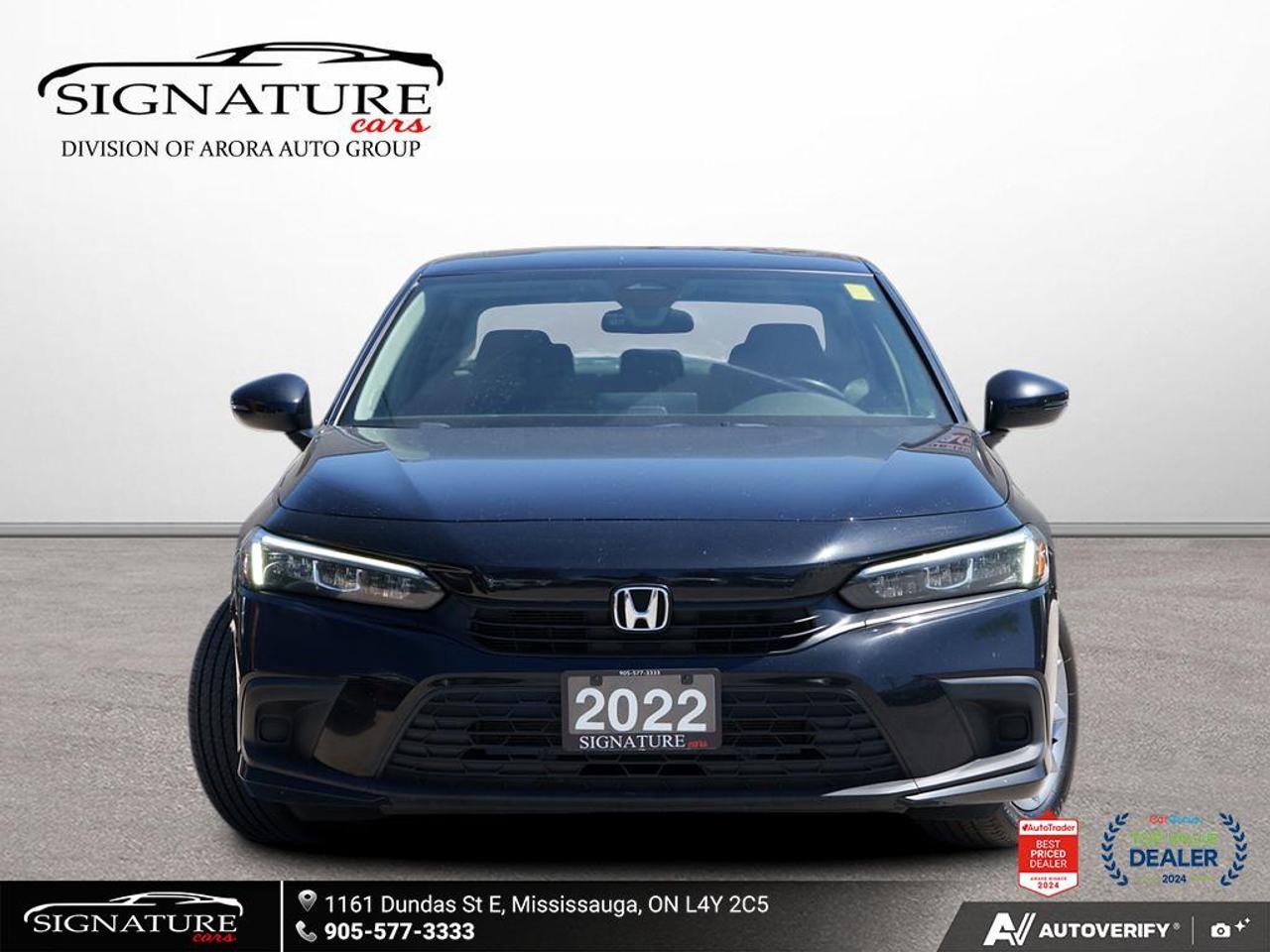 2022 Honda Civic EX No Accident One Owner Sunroof Carplay Photo