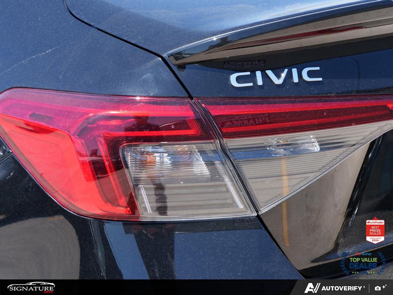2022 Honda Civic EX No Accident One Owner Sunroof Carplay Photo