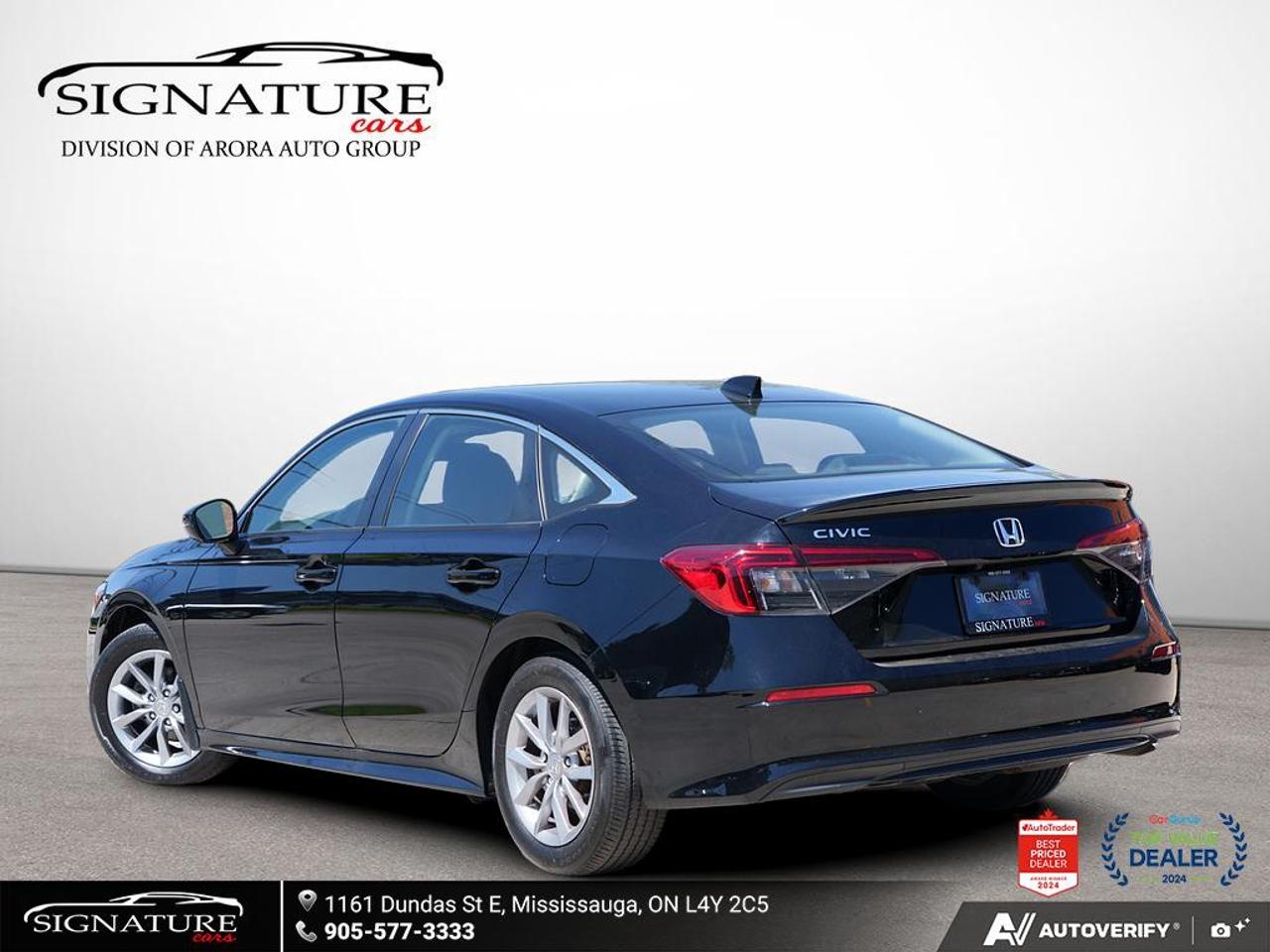 2022 Honda Civic EX No Accident One Owner Sunroof Carplay Photo3