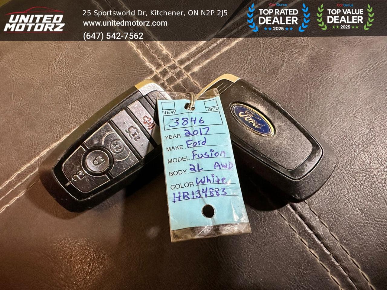 2017 Ford Fusion SE~SAFETY CERTIFIED~LOW KMS Photo