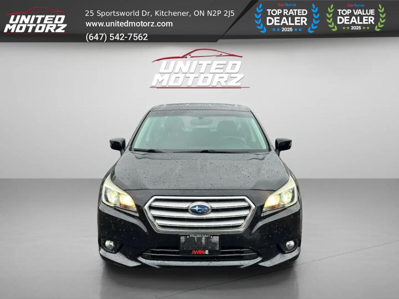 2016 Subaru Legacy w/Limited Pkg ~CERTIFIED~ LOW KM'S~ NO ACCIDENTS~ Photo
