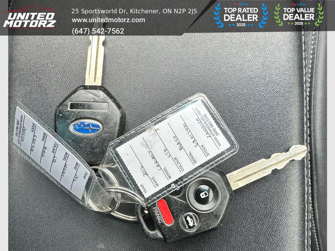2016 Subaru Legacy w/Limited Pkg ~CERTIFIED~ LOW KM'S~ NO ACCIDENTS~ Photo
