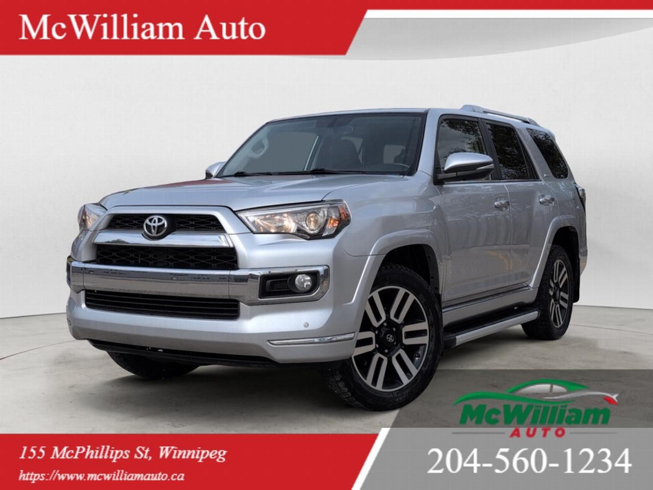 <br> MECHANICAL / PERFORMANCE4.0L V6 Engine<br data-start=in.40in. data-end=in.43in. /> Automatic Transmission<br data-start=in.65in. data-end=in.68in. /> Full-Time 4WD System<br data-start=in.88in. data-end=in.91in. /> Locking Centre Differential<br data-start=in.118in. data-end=in.121in. /> Hill Start Assist<br data-start=in.138in. data-end=in.141in. /> Downhill Assist Control<br data-start=in.164in. data-end=in.167in. /> Tow Hitch Receiver<br data-start=in.185in. data-end=in.188in. /> Power Steering<br data-start=in.202in. data-end=in.205in. /> Cruise ControlSAFETYBackup Camera<br data-start=in.244in. data-end=in.247in. /> Electronic Stability Control<br data-start=in.275in. data-end=in.278in. /> Traction Control<br data-start=in.294in. data-end=in.297in. /> ABS Brakes<br data-start=in.307in. data-end=in.310in. /> Brake Assist<br data-start=in.322in. data-end=in.325in. /> Tire Pressure Monitoring System<br data-start=in.356in. data-end=in.359in. /> Advanced Airbag System<br data-start=in.381in. data-end=in.384in. /> Child Safety Rear Door Locks<br data-start=in.412in. data-end=in.415in. /> Automatic Headlights<br data-start=in.435in. data-end=in.438in. /> Heated Windshield Wipers<br data-start=in.462in. data-end=in.465in. /> Rear Window DefrosterTECHNOLOGY / INFOTAINMENTJBL Premium Sound System<br data-start=in.541in. data-end=in.544in. /> Bluetooth Connectivity<br data-start=in.566in. data-end=in.569in. /> Navigation System<br data-start=in.586in. data-end=in.589in. /> Touchscreen Display<br data-start=in.608in. data-end=in.611in. /> USB Input<br data-start=in.620in. data-end=in.623in. /> AUX Input<br data-start=in.632in. data-end=in.635in. /> Steering Wheel Audio Controls<br data-start=in.664in. data-end=in.667in. /> Voice Command Capability<br data-start=in.691in. data-end=in.694in. /> Keyless Entry<br data-start=in.707in. data-end=in.710in. /> Push Button Start<br data-start=in.727in. data-end=in.730in. /> Premium Audio SpeakersCOMFORT / INTERIOR7 Passenger Seating<br data-start=in.795in. data-end=in.798in. /> Leather Seats<br data-start=in.811in. data-end=in.814in. /> Heated Front Seats<br data-start=in.832in. data-end=in.835in. /> Ventilated Front Seats<br data-start=in.857in. data-end=in.860in. /> Power Driver Seat<br data-start=in.877in. data-end=in.880in. /> Power Passenger Seat<br data-start=in.900in. data-end=in.903in. /> Memory Driver Seat<br data-start=in.921in. data-end=in.924in. /> Dual Zone Climate Control<br data-start=in.949in. data-end=in.952in. /> Sunroof<br data-start=in.959in. data-end=in.962in. /> Power Windows<br data-start=in.975in. data-end=in.978in. /> Power Door Locks<br data-start=in.994in. data-end=in.997in. /> Power Heated Mirrors<br data-start=in.1017in. data-end=in.1020in. /> Tilt & Telescopic Steering Wheel<br data-start=in.1052in. data-end=in.1055in. /> Split Folding Rear Seats<br data-start=in.1079in. data-end=in.1082in. /> Third Row Seating<br data-start=in.1099in. data-end=in.1102in. /> Center Console Storage<br data-start=in.1124in. data-end=in.1127in. /> Front and Rear CupholdersEXTERIOR / STYLINGAutomatic Headlights<br data-start=in.1196in. data-end=in.1199in. /> Fog Lights<br data-start=in.1209in. data-end=in.1212in. /> Alloy Wheels<br data-start=in.1224in. data-end=in.1227in. /> Roof Rails<br data-start=in.1237in. data-end=in.1240in. /> Running Boards<br data-start=in.1254in. data-end=in.1257in. /> Chrome Exterior Trim<br data-start=in.1277in. data-end=in.1280in. /> Body Colour Door Handles<br data-start=in.1304in. data-end=in.1307in. /> Body Colour Mirrors<br data-start=in.1326in. data-end=in.1329in. /> Rear Spoiler<br data-start=in.1341in. data-end=in.1344in. /> Privacy Glass<br data-start=in.1357in. data-end=in.1360in. /> Rear WiperOFF ROAD / CAPABILITYFull-Time 4WD Capability<br data-start=in.1421in. data-end=in.1424in. /> Locking Centre Differential<br data-start=in.1451in. data-end=in.1454in. /> Hill Start Assist Control<br data-start=in.1479in. data-end=in.1482in. /> Downhill Assist Control<br data-start=in.1505in. data-end=in.1508in. /> Off-Road Suspension<br data-start=in.1527in. data-end=in.1530in. /> Tow Capability<br data-start=in.1544in. data-end=in.1547in. /> Skid PlatesDealer Permit No.4611<br data-start=in.1581in. data-end=in.1584in. /> Stock Number#4915<br data-start=in.1601in. data-end=in.1604in. /> McWilliam Auto, 155 McPhillips Street, Winnipeg MBIMPORTANT DISCLAIMER: This vehicle is a used vehicle, all the features and information may not be accurate from the descriptions above, please check the vehicle in person and confirm for your self<br><br>