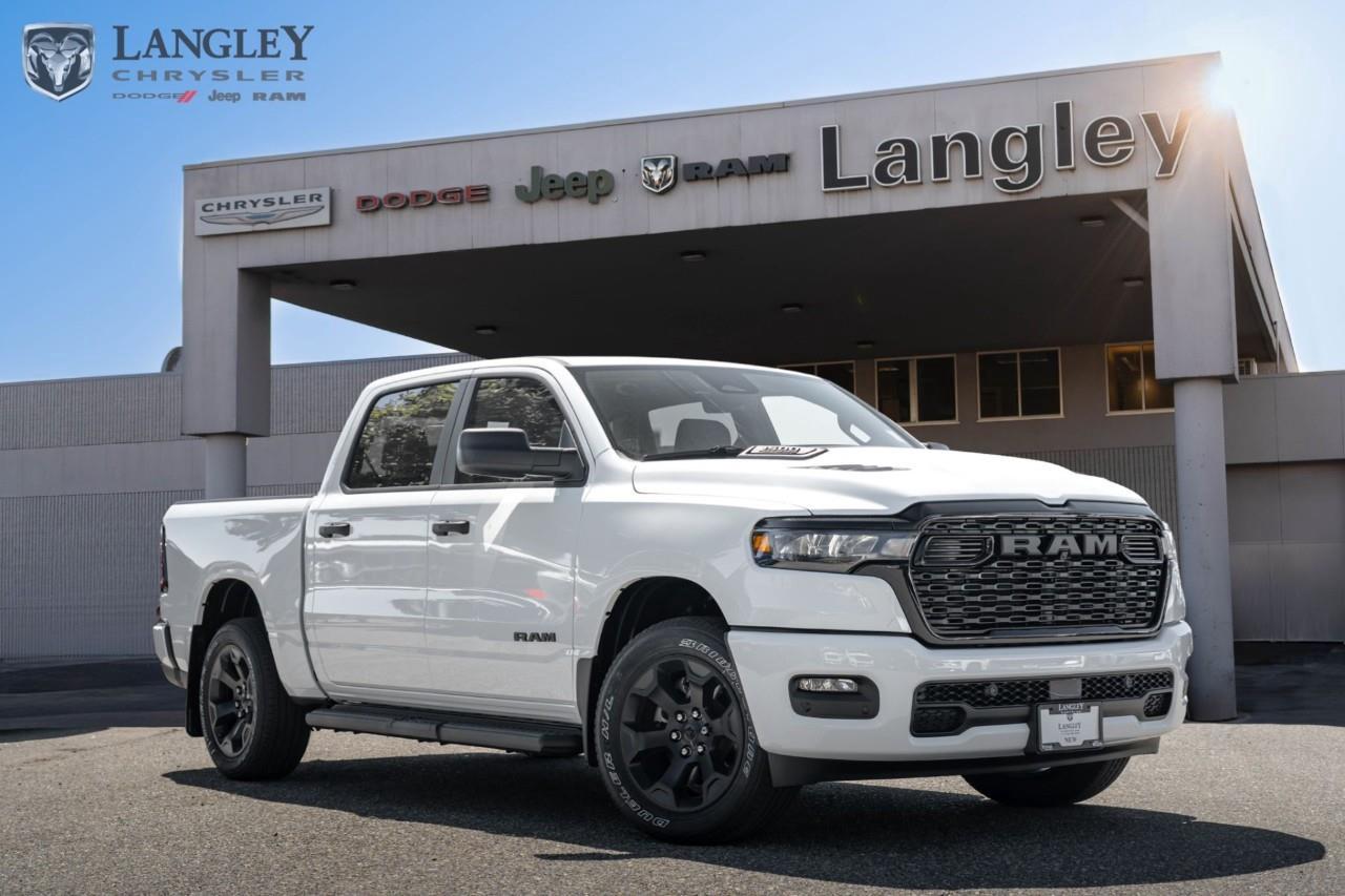 <p><strong>2026 Ram 1500 Tradesman 4x4 Crew Cab 5'7" Box</strong></p><p>A capable full-size work truck built for everyday utility and twin-turbo power.</p><ul><li><p><strong>Engine</strong>: 3.0L Twin-Turbo Hurricane I6 (420 hp, 469 lb-ft torque)</p></li><li><p><strong>Transmission</strong>: 8-speed automatic</p></li><li><p><strong>Drivetrain</strong>: Four-Wheel Drive (4x4)</p></li><li><p><strong>Max Towing</strong>: Up to 11,570 lbs</p></li><li><p><strong>Max Payload</strong>: Up to 1,980 lbs</p></li></ul><p>Come book a test drive at Langley Chrysler, conveniently located in Langley, British Columbia.</p>*All new vehicle purchases are plus the PDI accessory installs and any price increases provided by the manufacturer. For trucks the accessories will include wheel locks, spray-in liners, and mud flaps. For all other vehicles, wheel locks are standard, other equipment may apply. Confirm with the dealer.

<p>*All prices are net of all manufacturer incentives and/or rebates and are subject to change by the manufacturer without notice. All prices plus applicable taxes, applicable environmental recovery charges, documentation of $599 and full tank of fuel surcharge of $76 if a full tank is chosen.<br />Other items available that are not included in the above price:<br />Tire & Rim Protection and Key fob insurance starting from $599<br />Service contracts (extended warranties) for up to 7 years and 200,000 kms starting from $599<br />Custom vehicle accessory packages, mudflaps and deflectors, tire and rim packages, lift kits, exhaust kits and tonneau covers, canopies and much more that can be added to your payment at time of purchase<br />Undercoating, rust modules, and full protection packages starting from $199<br />Flexible life, disability and critical illness insurances to protect portions of or the entire length of vehicle loan?im?im<br />Financing Fee of $500 when applicable<br />Prices shown are determined using the largest available rebates and incentives and may not qualify for special APR finance offers. See dealer for details. This is a limited time offer.</p>