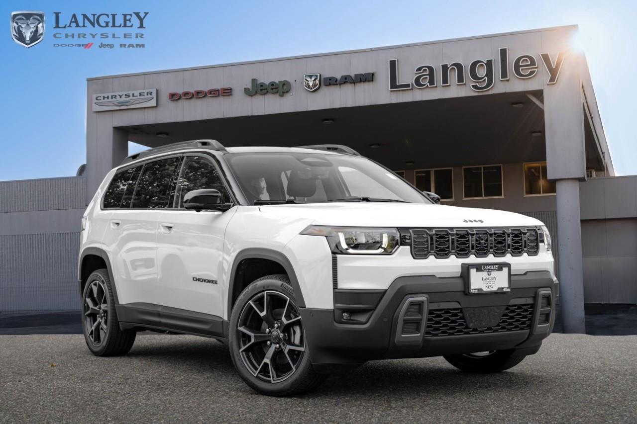 <p><strong>2026 Jeep Cherokee Overland 4x4</strong></p><p>A refined and feature-rich compact SUV that blends legendary Jeep off-road capability with a modern, fuel-efficient hybrid powertrain.</p><ul><li><p>Engine: 1.6L I-4 Turbo Hybrid</p></li><li><p>Combined Power: 210 hp and 230 lb-ft of torque</p></li><li><p>Drivetrain: Jeep Active Drive I 4x4 System</p></li><li><p>Max Towing Capacity: 3,500 lbs</p></li><li><p>Key Features: 20-inch machined-face aluminum wheels, 12.3-inch Uconnect 5 touchscreen, and dual-pane panoramic sunroof</p></li></ul><p>Come book a test drive at Langley Chrysler, conveniently located in Langley, British Columbia.</p>*All new vehicle purchases are plus the PDI accessory installs and any price increases provided by the manufacturer. For trucks the accessories will include wheel locks, spray-in liners, and mud flaps. For all other vehicles, wheel locks are standard, other equipment may apply. Confirm with the dealer.

<p>*All prices are net of all manufacturer incentives and/or rebates and are subject to change by the manufacturer without notice. All prices plus applicable taxes, applicable environmental recovery charges, documentation of $599 and full tank of fuel surcharge of $76 if a full tank is chosen.<br />Other items available that are not included in the above price:<br />Tire & Rim Protection and Key fob insurance starting from $599<br />Service contracts (extended warranties) for up to 7 years and 200,000 kms starting from $599<br />Custom vehicle accessory packages, mudflaps and deflectors, tire and rim packages, lift kits, exhaust kits and tonneau covers, canopies and much more that can be added to your payment at time of purchase<br />Undercoating, rust modules, and full protection packages starting from $199<br />Flexible life, disability and critical illness insurances to protect portions of or the entire length of vehicle loan?im?im<br />Financing Fee of $500 when applicable<br />Prices shown are determined using the largest available rebates and incentives and may not qualify for special APR finance offers. See dealer for details. This is a limited time offer.</p>