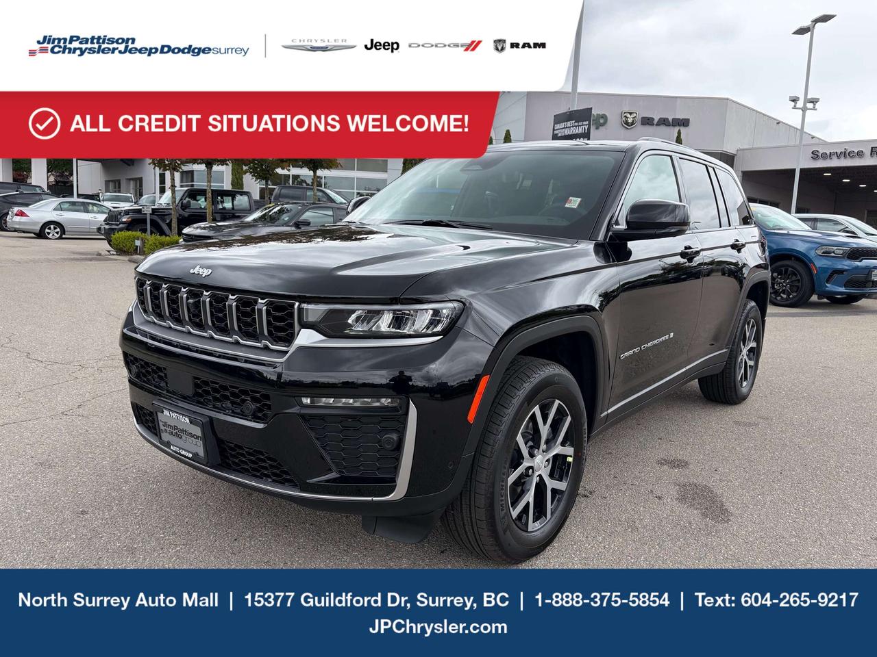 Jim Pattison Chrysler Jeep Dodge is ready to help you find your perfect vehicle. Our team of highly-experienced pros will provide you with the highest level of customer care and we are proud to offer online shopping from the comfort of your home with the new Pick, Price, Purchase Program. Browse our inventory online, create a personal account to track the vehicles you&rsquo;re interested in and the payment options that work best for you. Simple as that! And we will be here to answer all your questions. Visit our website, send us an email or give us a call today and let us get to work for you! -	Price includes freight & PDI, documentation fee ($895), dealer preparation fee ($495), A/C levy ($100), tire levy (up to $32.50), and VSA transaction levy ($10). Finance/lease placement fee ($595) if applicable, GST and PST are additional. Dealer-installed accessories are included, if applicable. Rebates applied after taxes. Rebates applied after taxes. D#30394