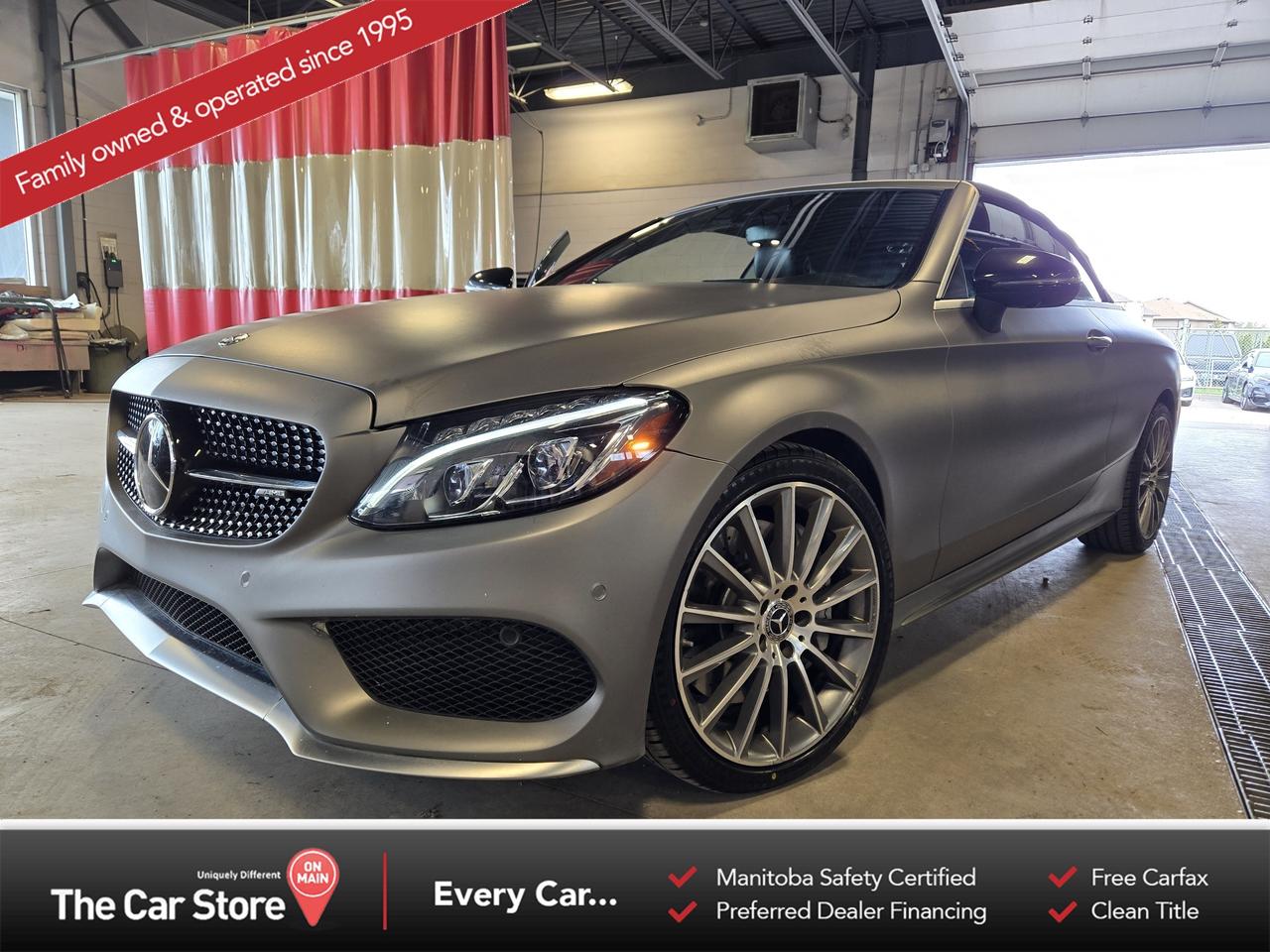 Used 2017 Mercedes-Benz C-Class Convertible | Wrapped | for sale in Winnipeg, MB