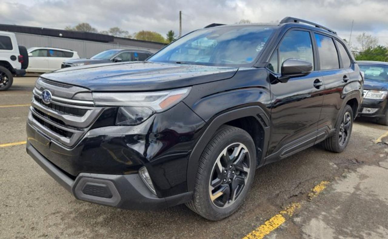 Check out this certified 2025 Subaru Forester Limited AWD | Leather | Sunroof | Nav | Harman Kardon Audio | Heated Wheel + seats | and More !. Its Automatic transmission and 2.5 L engine will keep you going. This Subaru Forester has the following options: Sunroof, Navigation System, Leather, Heated Steering Wheel, Air Conditioning, Adaptive Cruise, Heated Seats, Tilt Steering Wheel, Steering Radio Controls, and Power Windows. Test drive this vehicle at Mark Wilsons Better Used Cars, 5055 Whitelaw Road, Guelph, ON N1H 6J4.MASSIVE SELECTION: 500+ vehicles in ONE LOCATION, all Live Market Priced for the best value!STRAIGHTFORWARD & TRANSPARENT PRICING: Our Advertised Price INCLUDES:Safety Certification! (No separate certification fee upcharge).FREE Carfax History Report!NO upcharge for paying cash!CONFIDENCE & PEACE OF MIND: 30-Day/3,000 km Warranty INCLUDED! Plus a 5-Day Exchange Privilege!*EASY FINANCING: Better-than-bank rates, $0 Down, and 3 Months No Payments available OAC. BAD CREDIT APPROVED HERE!WE BUY CARS: Get Top Dollar for your trade, or sell us your vehicle for CASH even if you dont buy ours!www.shopwilsons.comAn Honest, Transparent Buying Experience. Trusted in business since 1961!(Cash Prices Exclude HST and Licensing Fees only.)