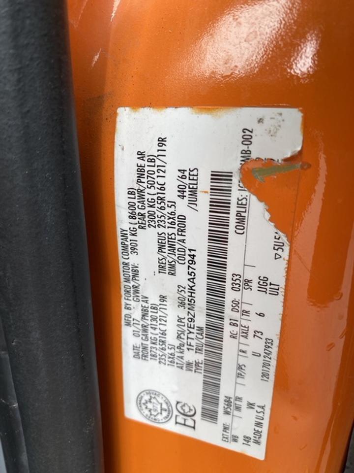 2017 Ford Transit VAN T-150 148" LOW RF 86 Photo
