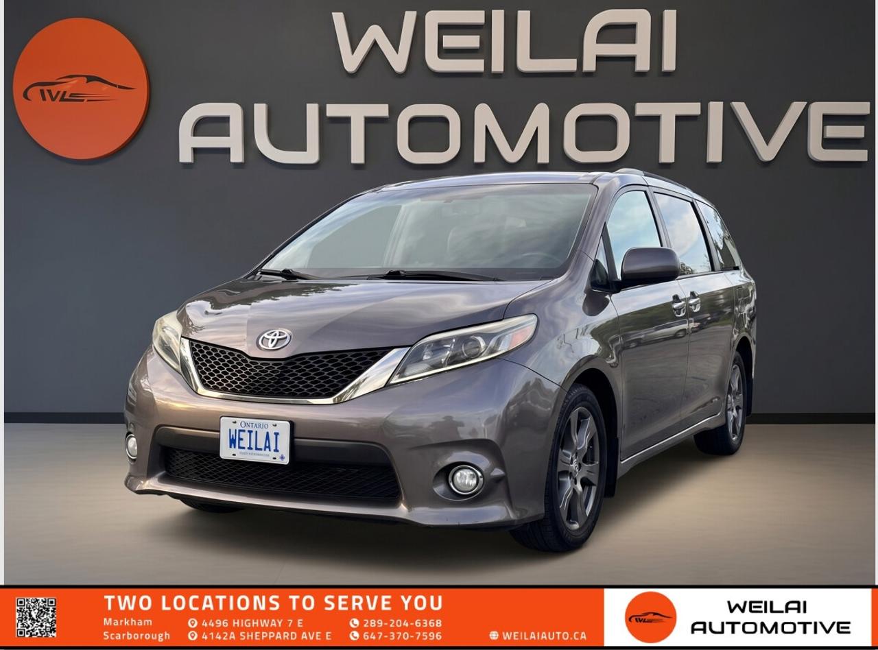 2017 Toyota Sienna SE/Low Mileage/Free Accident Photo0