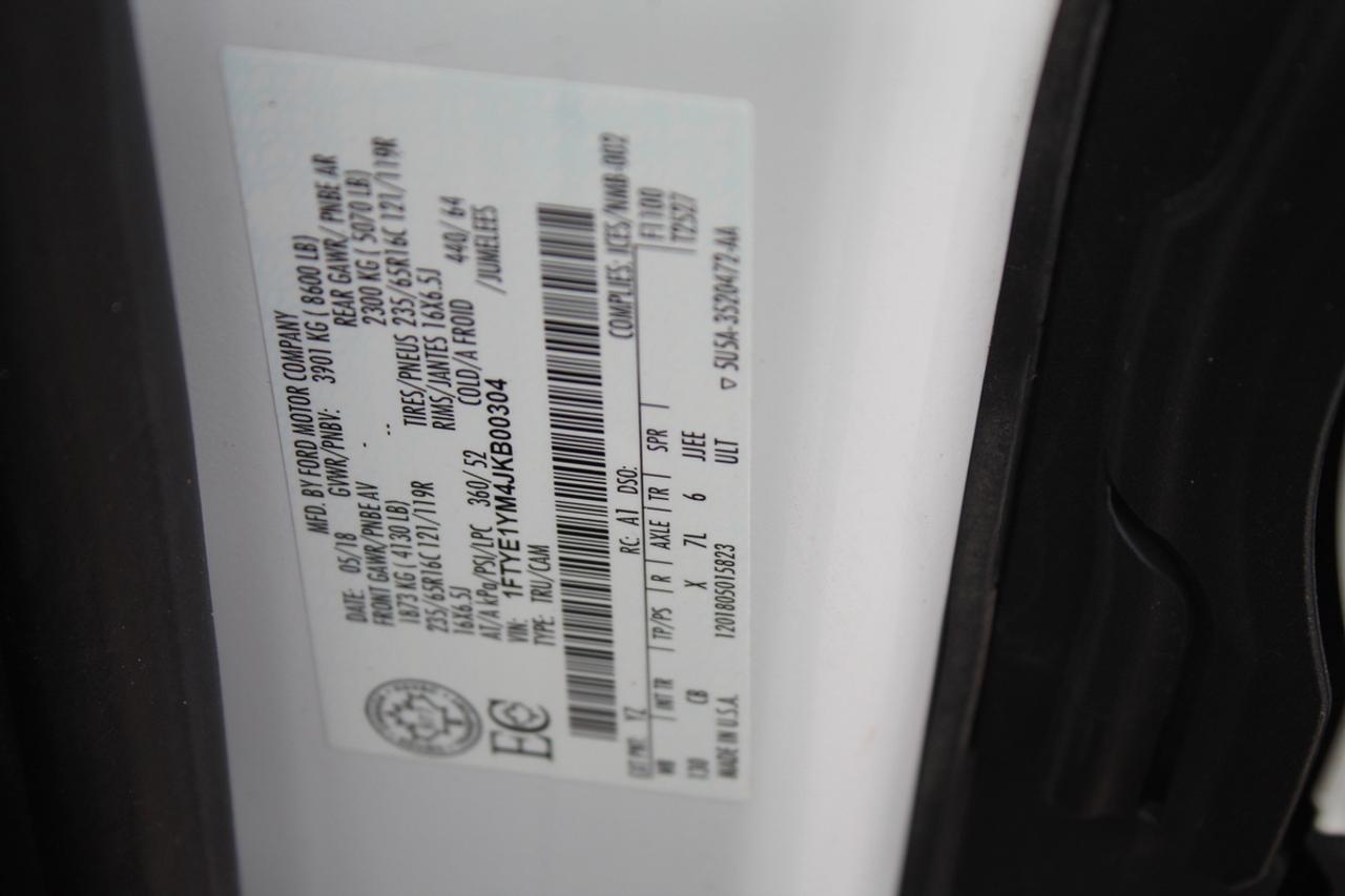 2018 Ford Transit T 150 Low Roof 130" Back cam divider Photo