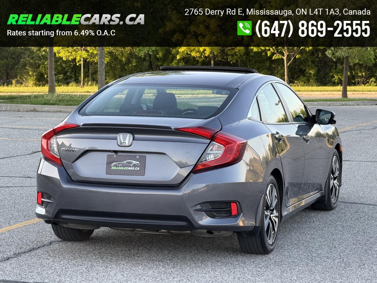 2017 Honda Civic EX-T | No-Accident | Sunroof | Side Camera | Loade Photo