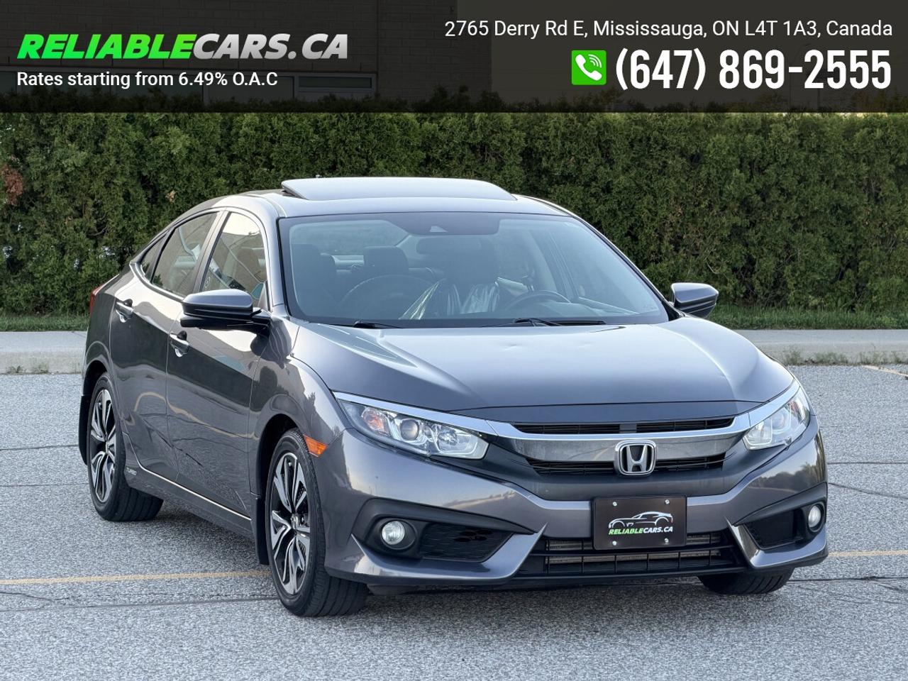 2017 Honda Civic EX-T | No-Accident | Sunroof | Side Camera | Loade Photo