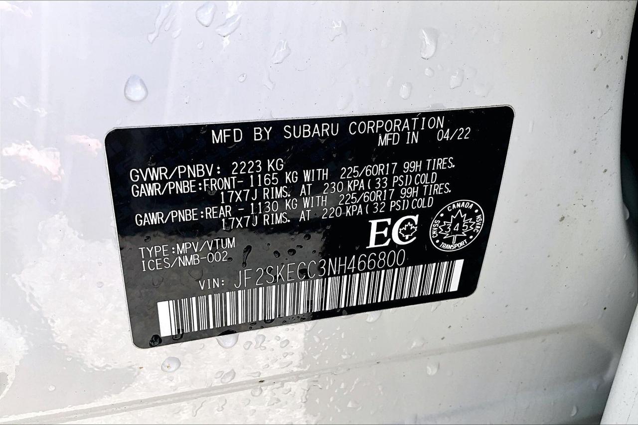 2022 Subaru Forester BASE Photo