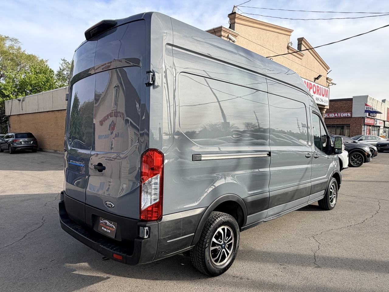 2022 Ford E-Transit Cargo Van T-350 148 HI RF 9500 GVWR RWD   Rev Cam Photo