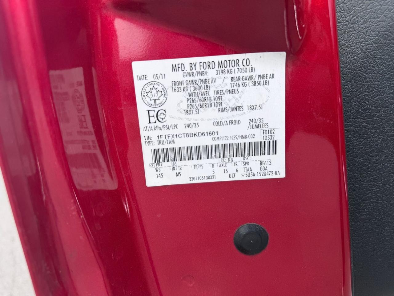 2011 Ford F-150 STX Photo