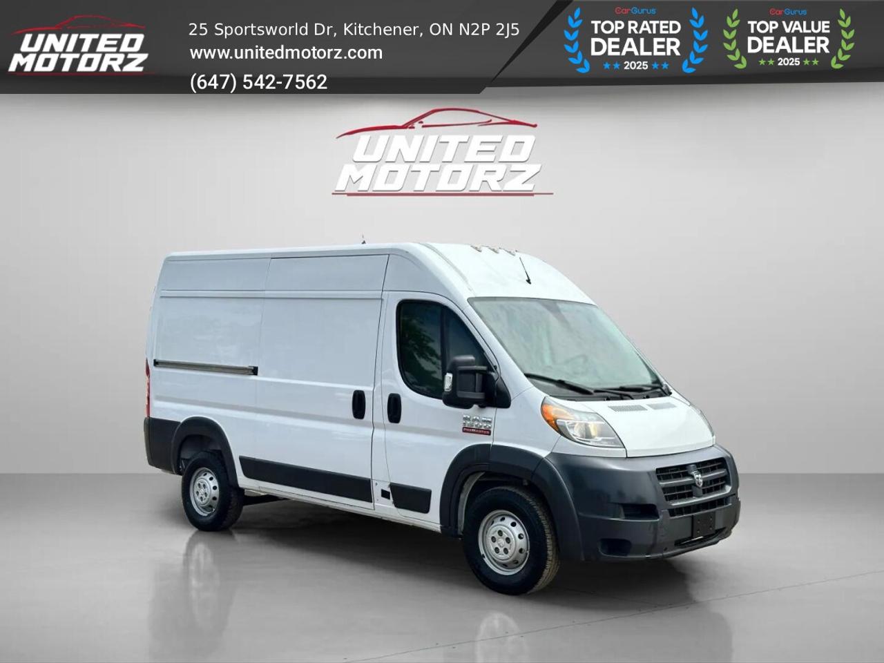 2017 RAM ProMaster 1500 High Roof 136" WB~SAFETY CERTIFIED~16 Service Photo2