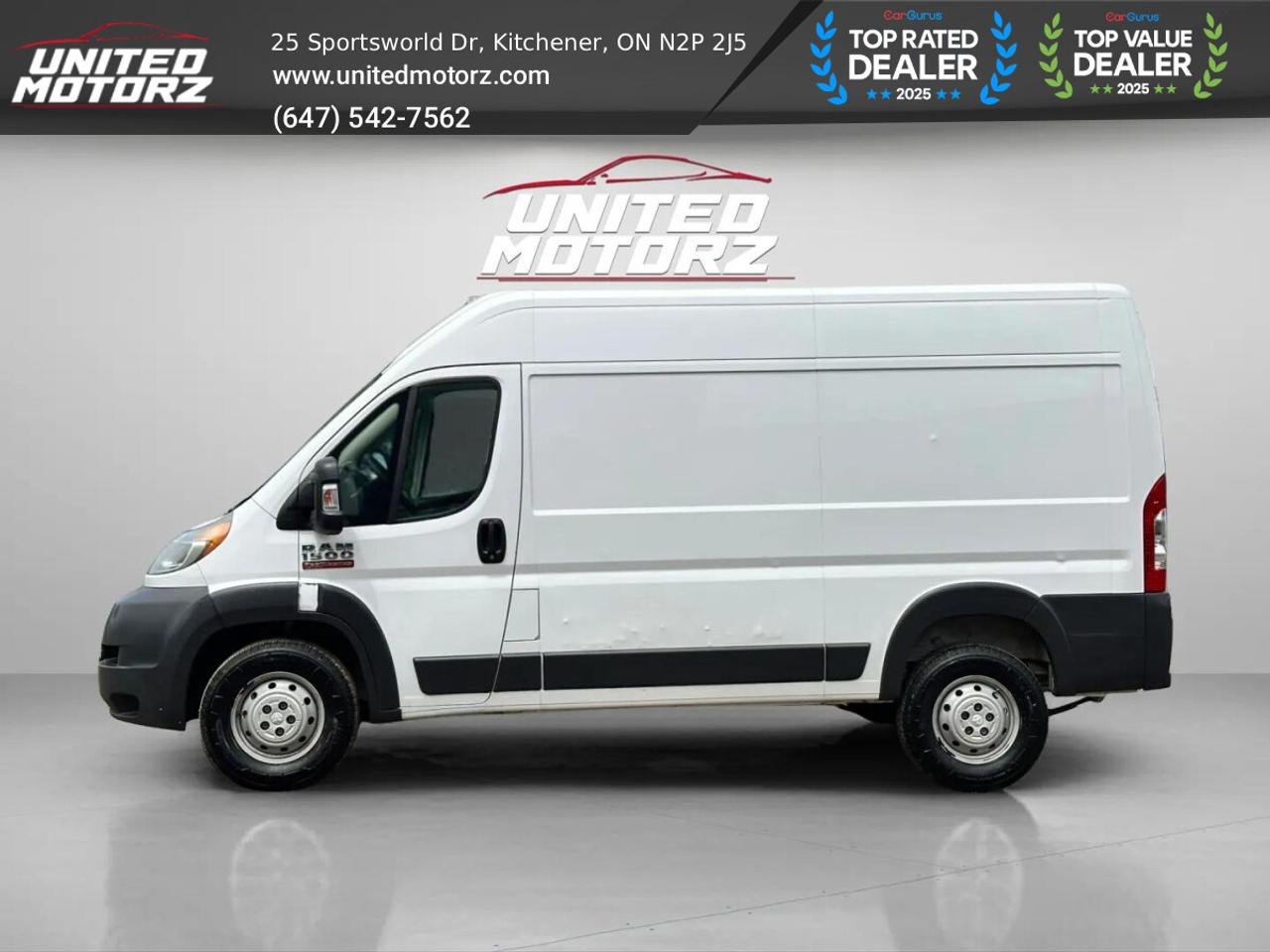 2017 RAM ProMaster 1500 High Roof 136" WB~SAFETY CERTIFIED~16 Service Photo