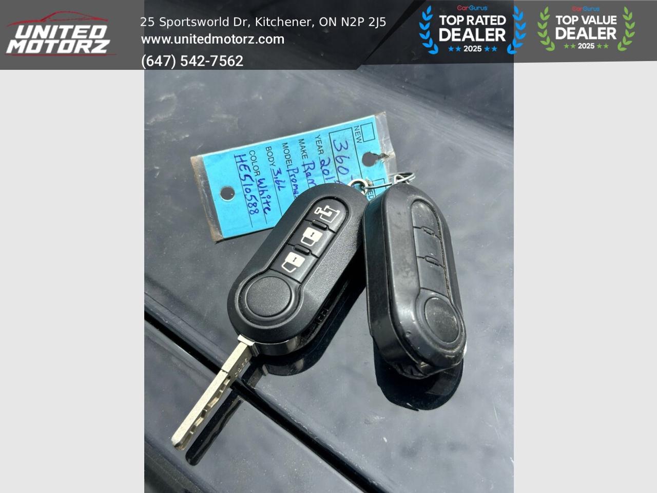 2017 RAM ProMaster 1500 High Roof 136" WB~SAFETY CERTIFIED~16 Service Photo