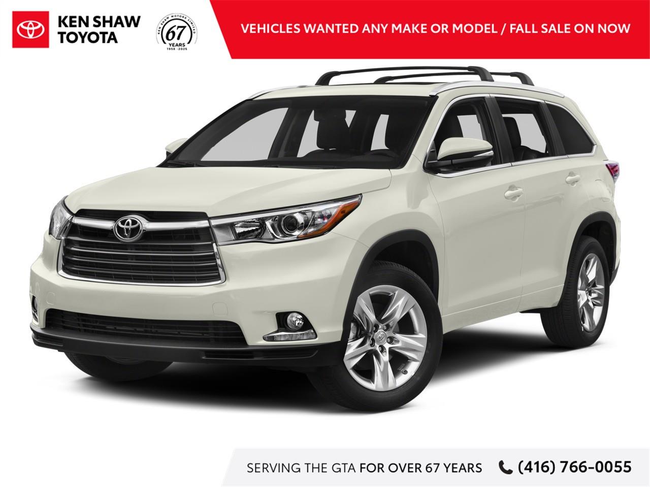 2015 Toyota Highlander Limited 4dr All-Wheel Drive