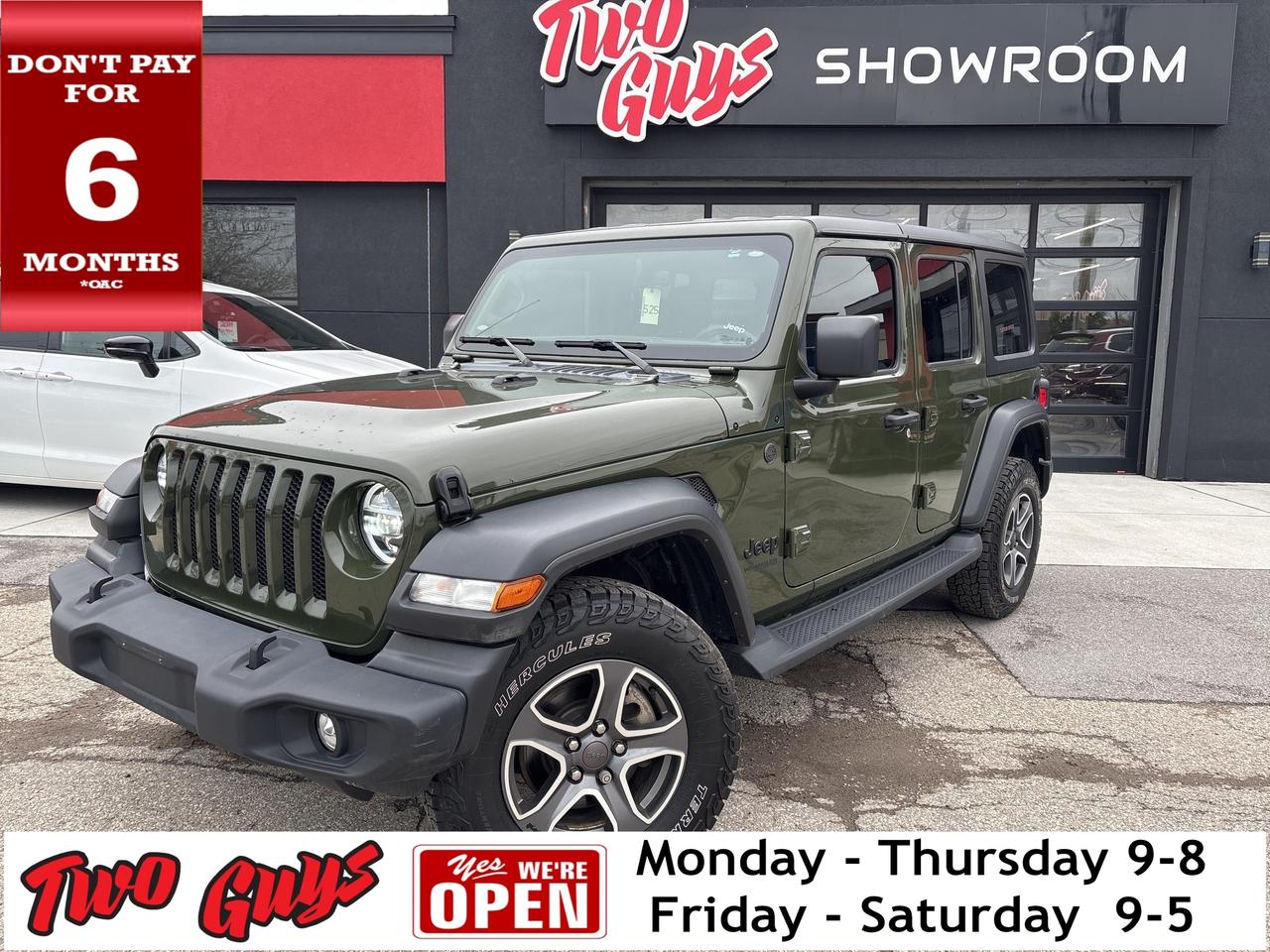 2022 Jeep Wrangler Unlimited Sport S 4x4 Leather Nav Back Up Camera Photo0