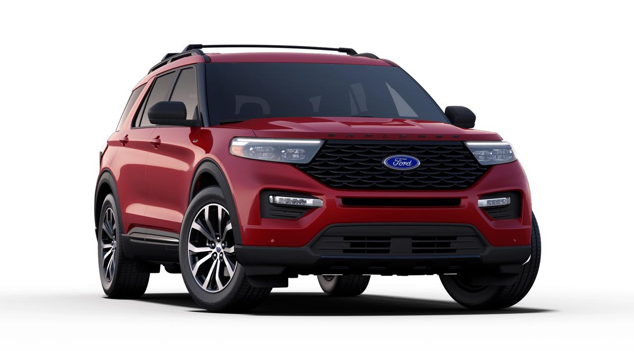 2022 Ford Explorer ST LINE 4WD 2.3L ADAPTIVE CRUISE PANEL ROOF 7 PASS Photo3