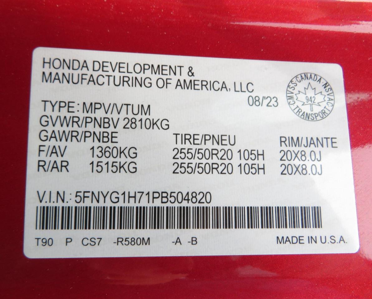 2023 Honda Pilot Touring AWD Photo