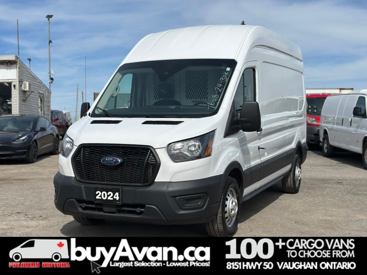 2024 Ford Transit Cargo Van T-250 High Roof 148 WB AWD + Divider  *CASH PRICE Photo4
