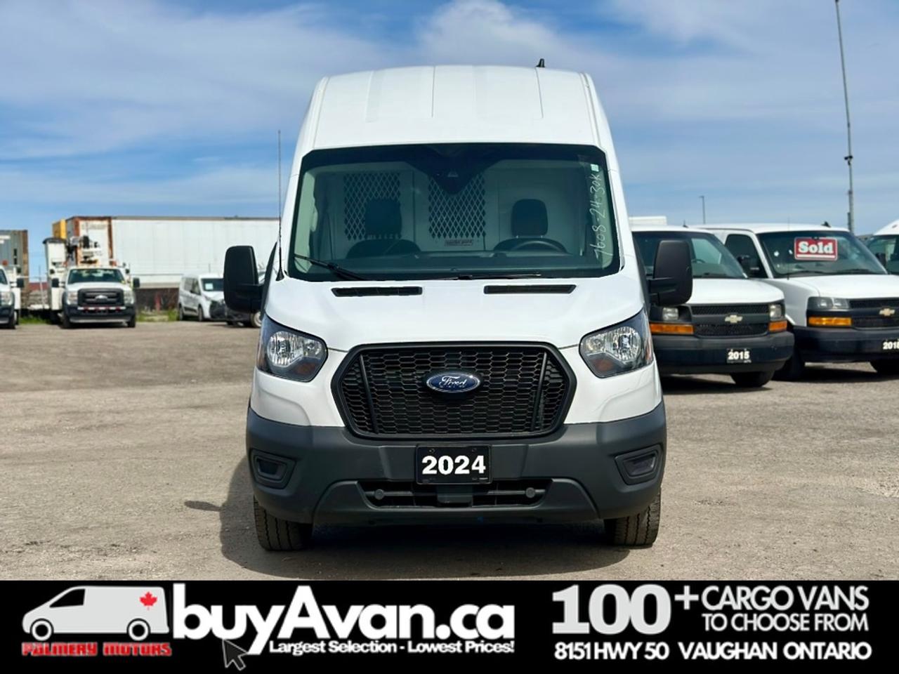 2024 Ford Transit Cargo Van T-250 High Roof 148 WB AWD + Divider  *CASH PRICE Photo
