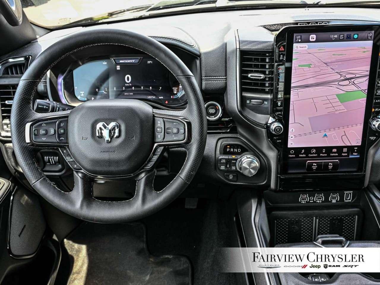 2026 RAM 1500 Sport 4x4 Crew Cab 5'7 Box NIGHT EDITION   PANO ROOF   LEATHER   HARMAN KARDON   14.4 SCREEN   LEVEL 1 Photo