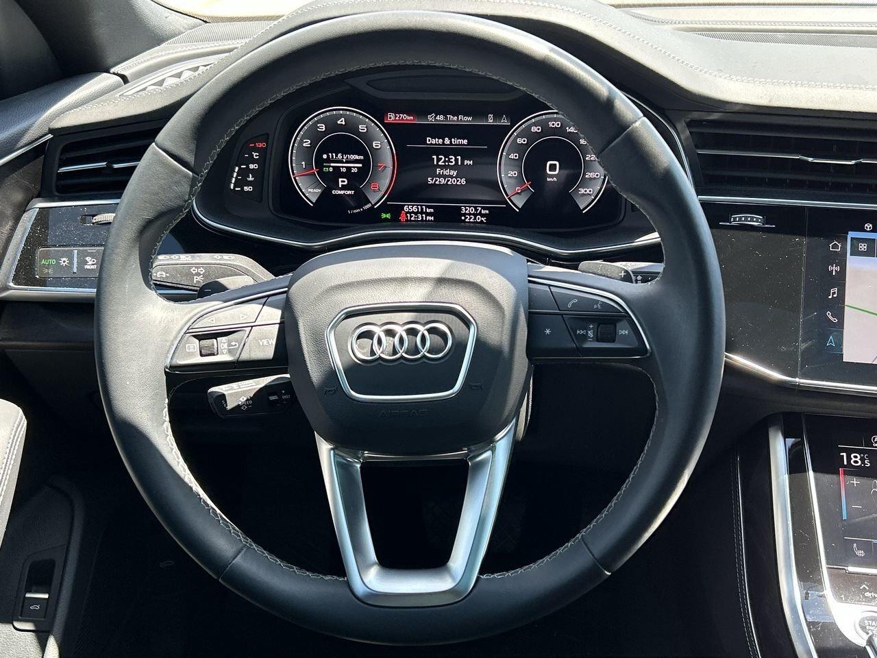 2023 Audi Q8 55 3.0T Progressiv quattro 8sp Tiptronic    Black Photo