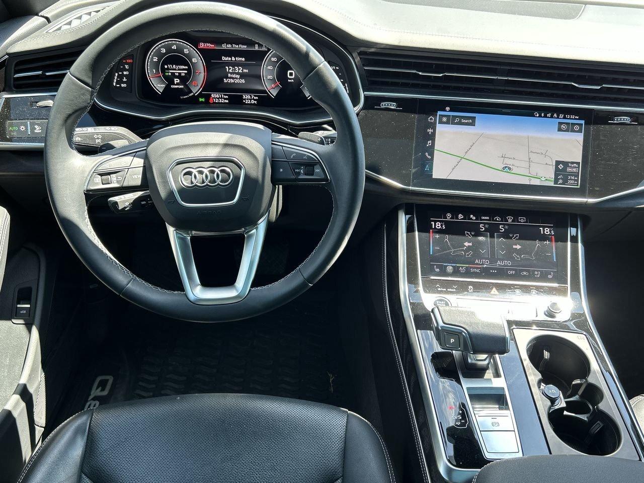 2023 Audi Q8 55 3.0T Progressiv quattro 8sp Tiptronic    Black Photo