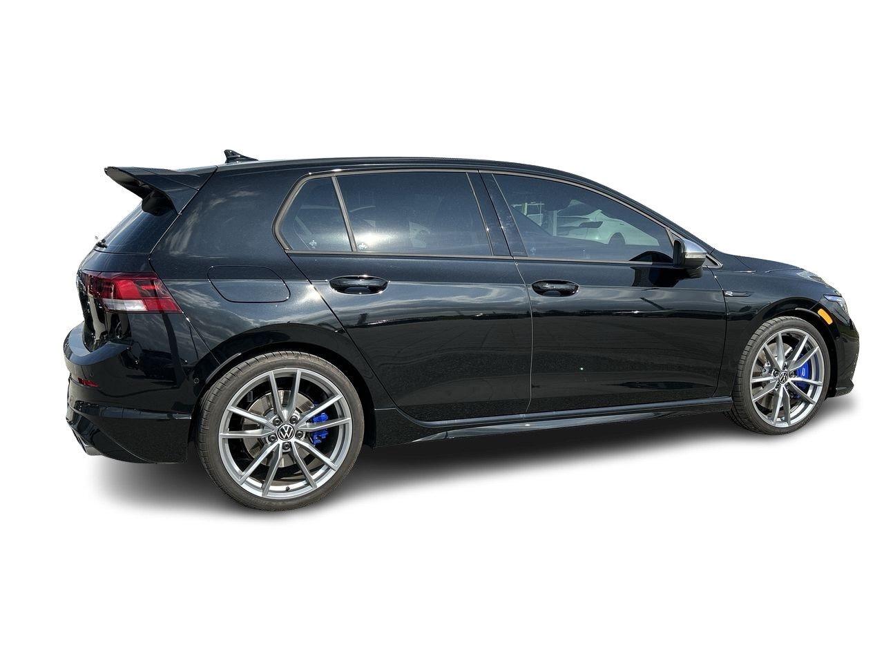 2024 Volkswagen Golf R 2.0T 7Sp at DSG w/Tip   Titan Black with Blue acce Photo