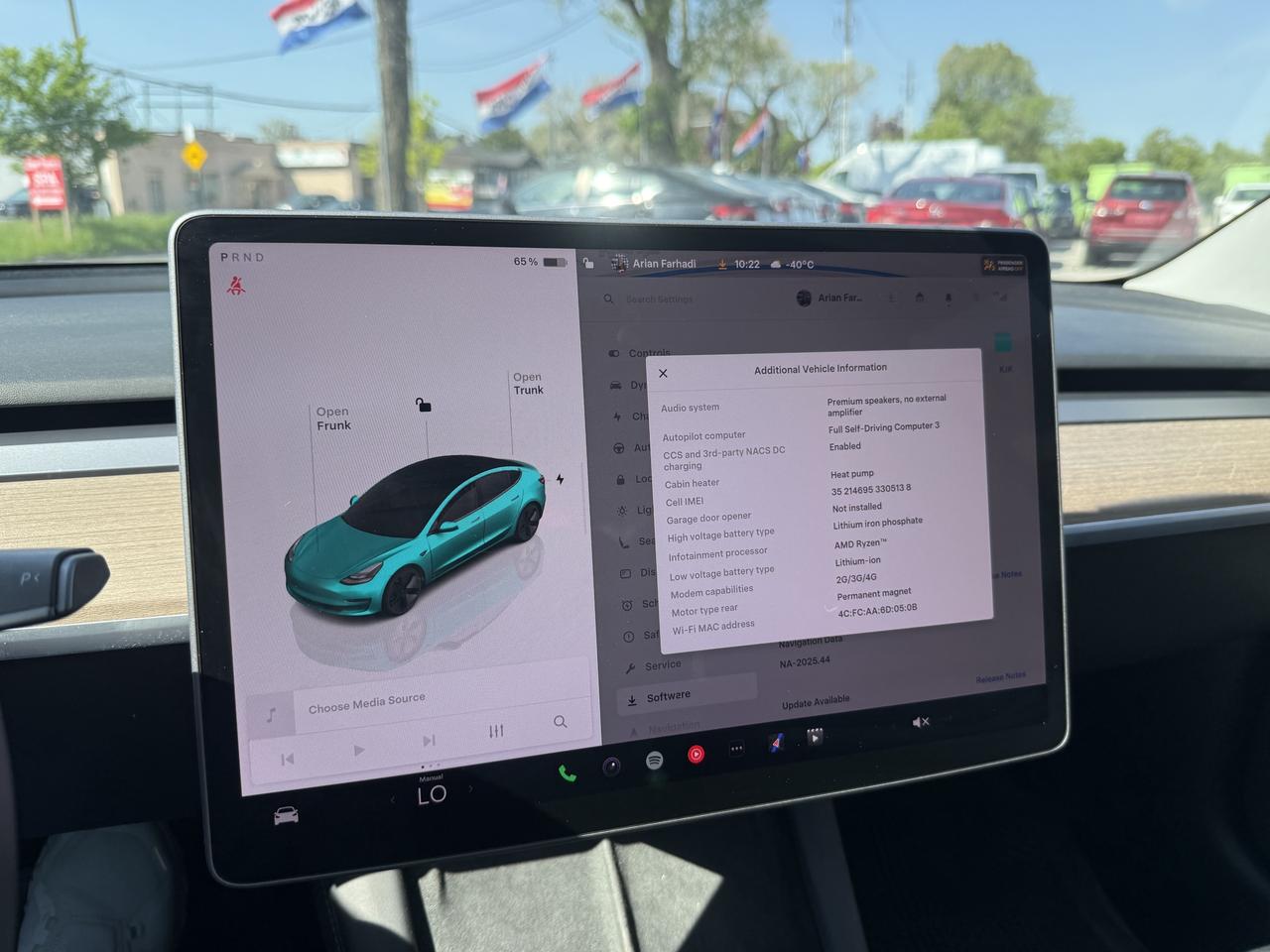 2023 Tesla Model 3 Tesla Warranty l LFP l RWD l 438KM Range l Photo