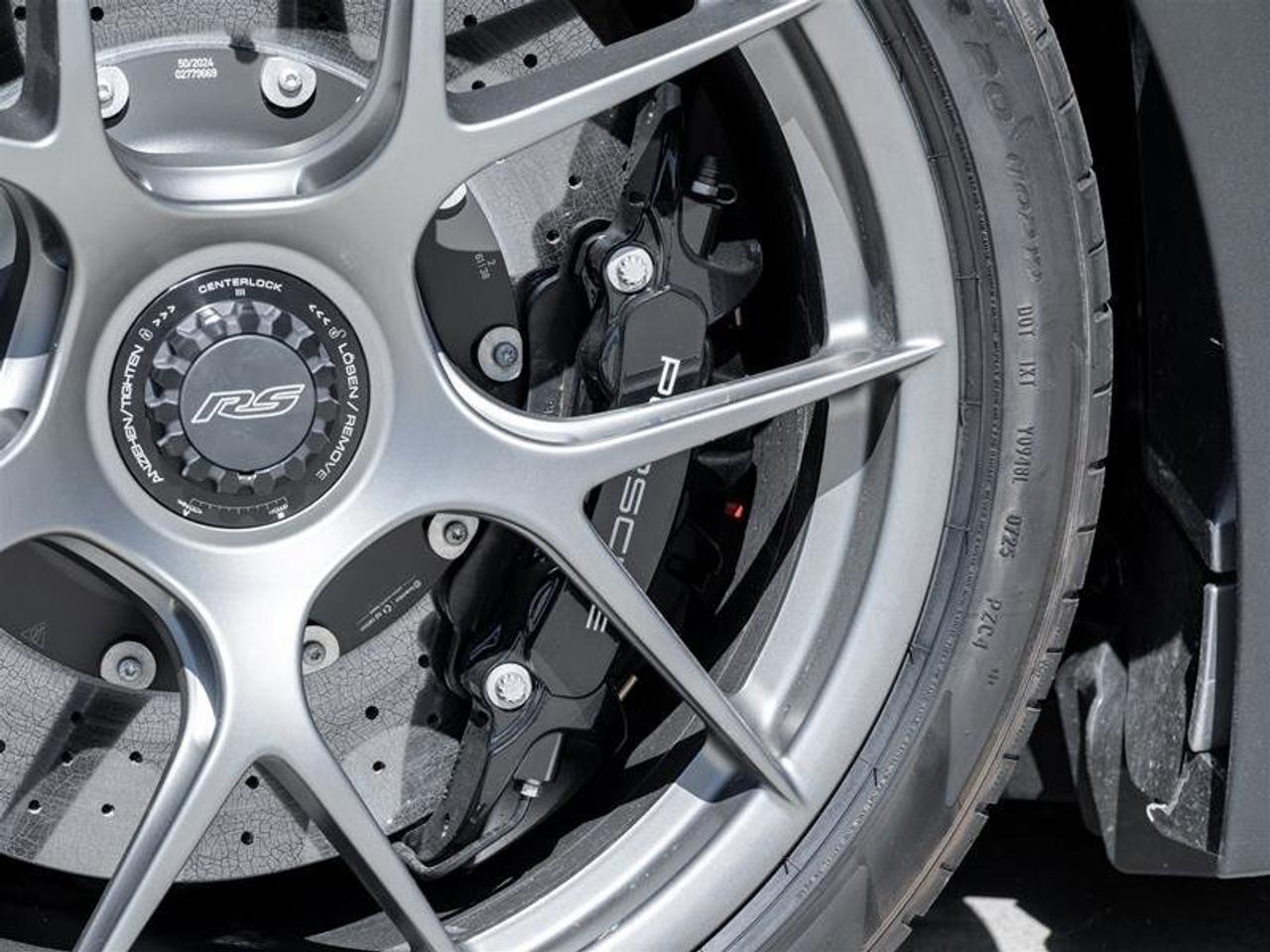 2025 Porsche 911 GT3 RS Coupe PCCB with Calipers in High Gloss Blac Photo